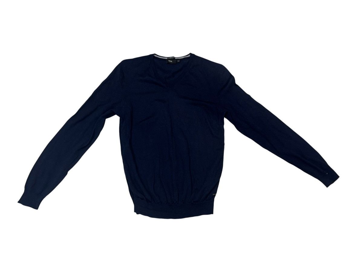 Hugo Boss Hugo Boss Slim Fit Wool Melba Jumper Pullover Medium Large Size US L / EU 52-54 / 3 - 6 Thumbnail
