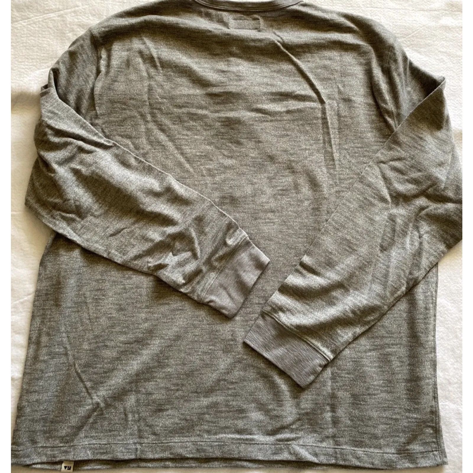 Vintage Free Assembly T-Shirt Mens XXL Thermal Gray Crew Neck Long Sleeve Solid Art Modern (2XL) Men Shirt Gray" Size US XXL / EU 58 / 5 - 6 Thumbnail