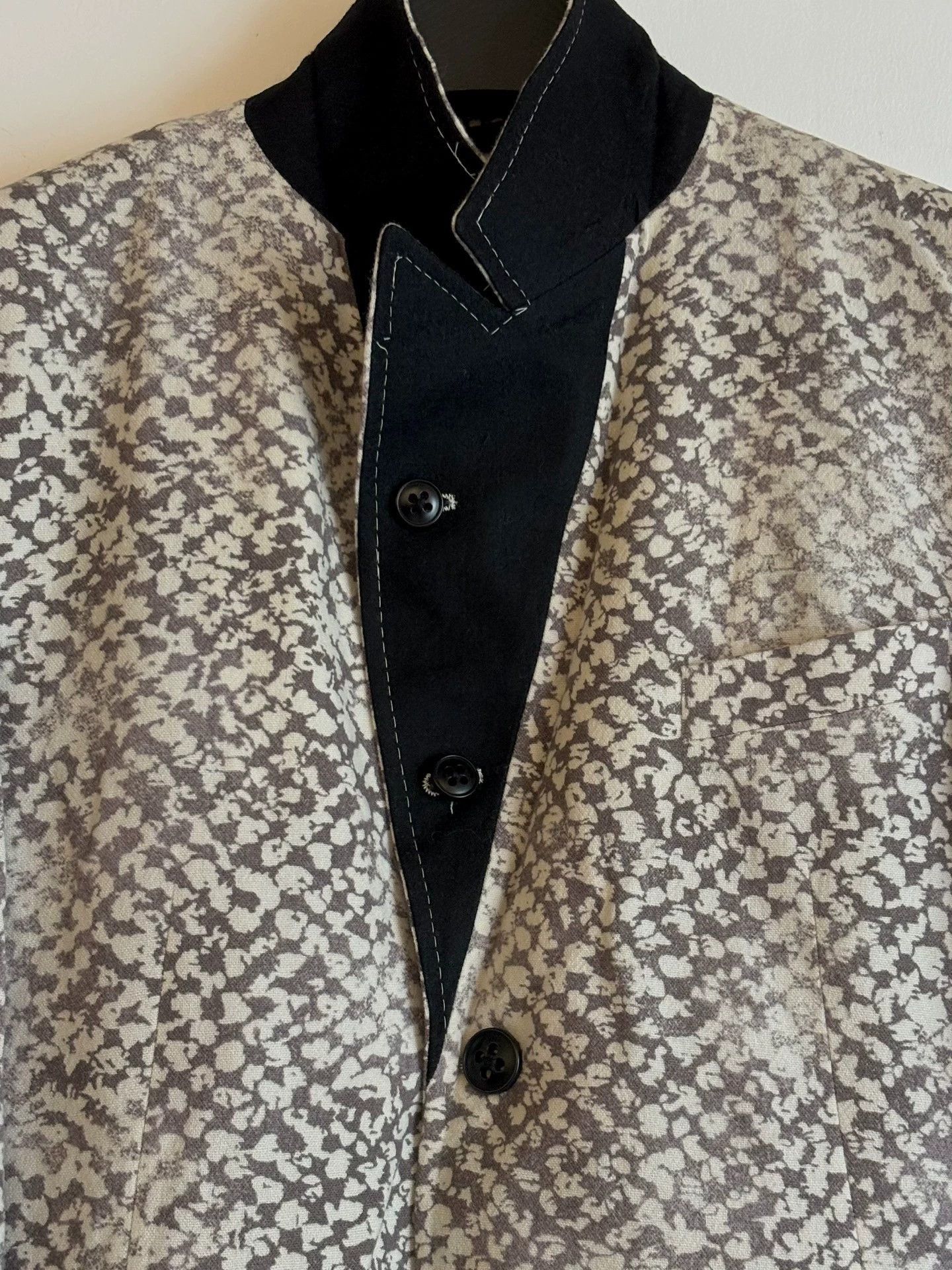Ann Demeulemeester Multi-Patterned Lightweight Blazer XS Size US XS / EU 42 / 0 - 5 Thumbnail