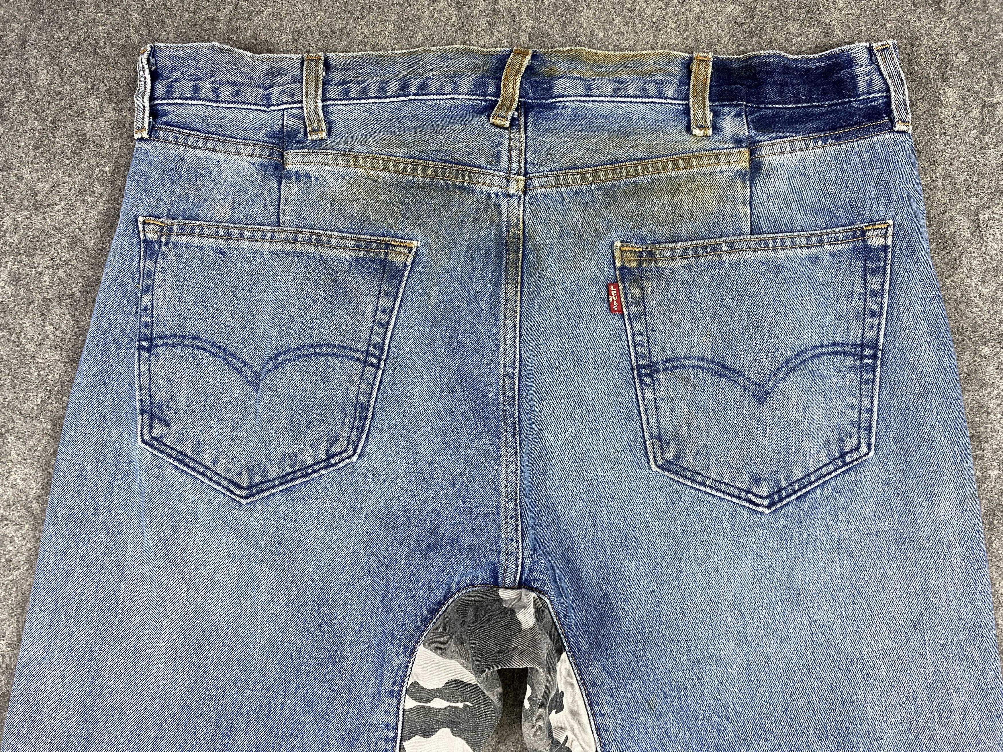 Levi's Distressed Blue Levi's 501 Alter Taper 38x32 Denim -JN1638 Size US 38 / EU 54 - 4 Thumbnail