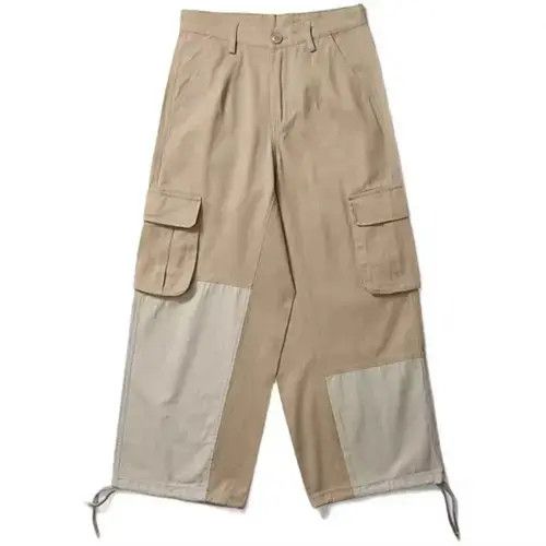 20AW Indigo Union Japan Khaki Patchwork Worker Pants