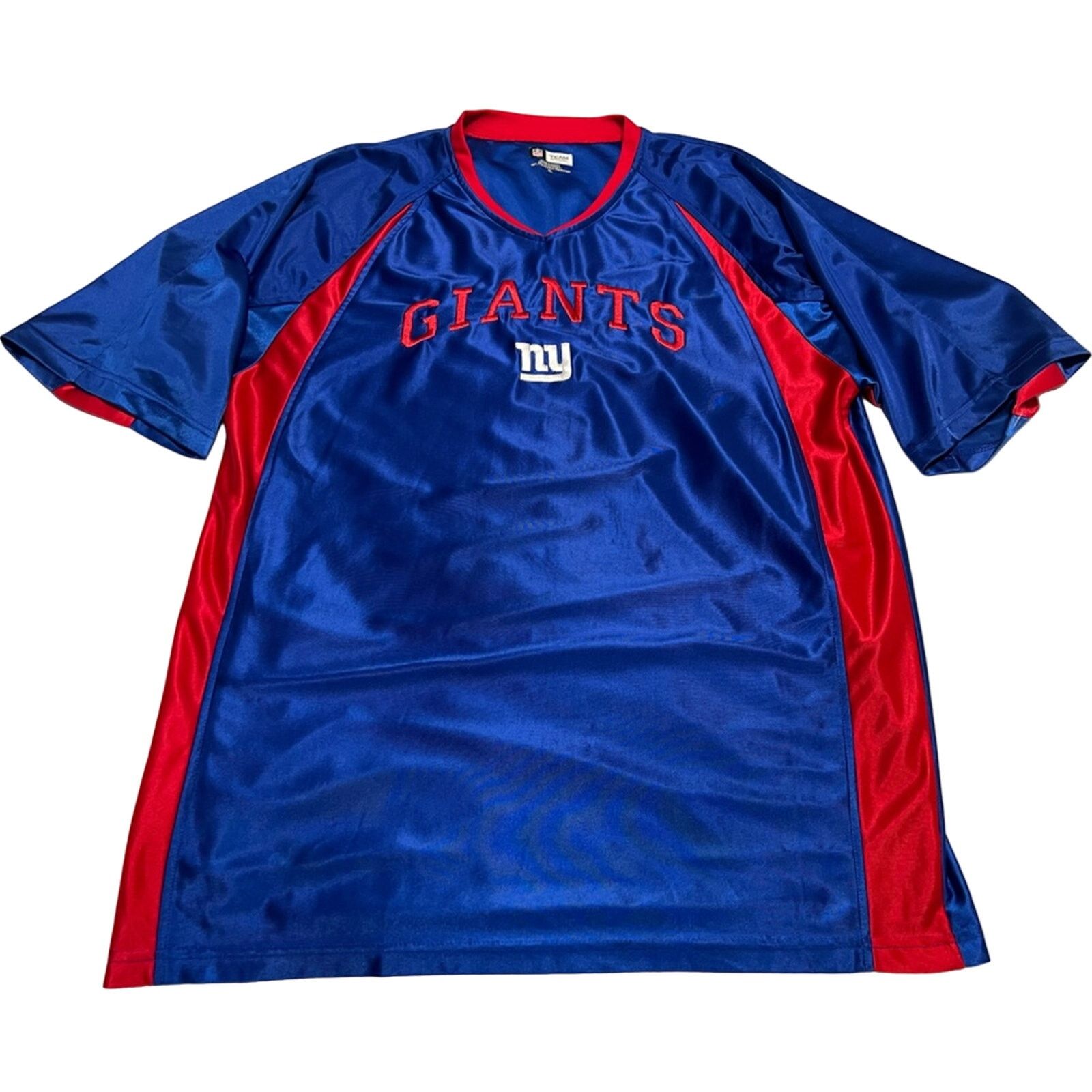 NFL MENS NEW YORK GIANTS NFL JERSEY SHORT SLEEVE SIZE XL CLEAN Size US XL / EU 56 / 4 - 1 Thumbnail