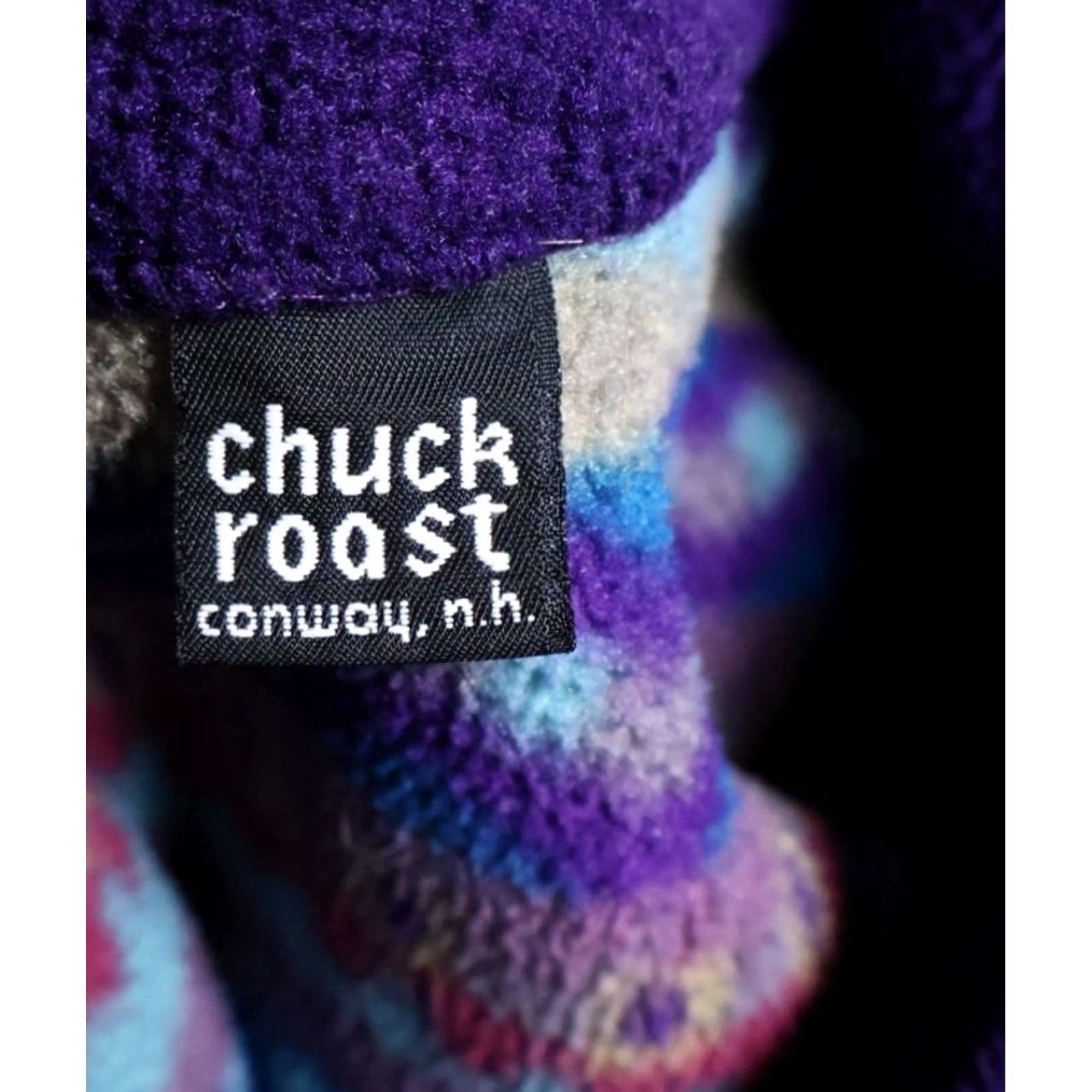 Vintage VINTAGE Chuck Roast Vest Women's 14 / Medium Purple Aztec Polartec VTG Geometric Zip Fleece Vest Women Size M / US 6-8 / IT 42-44 - 3 Thumbnail