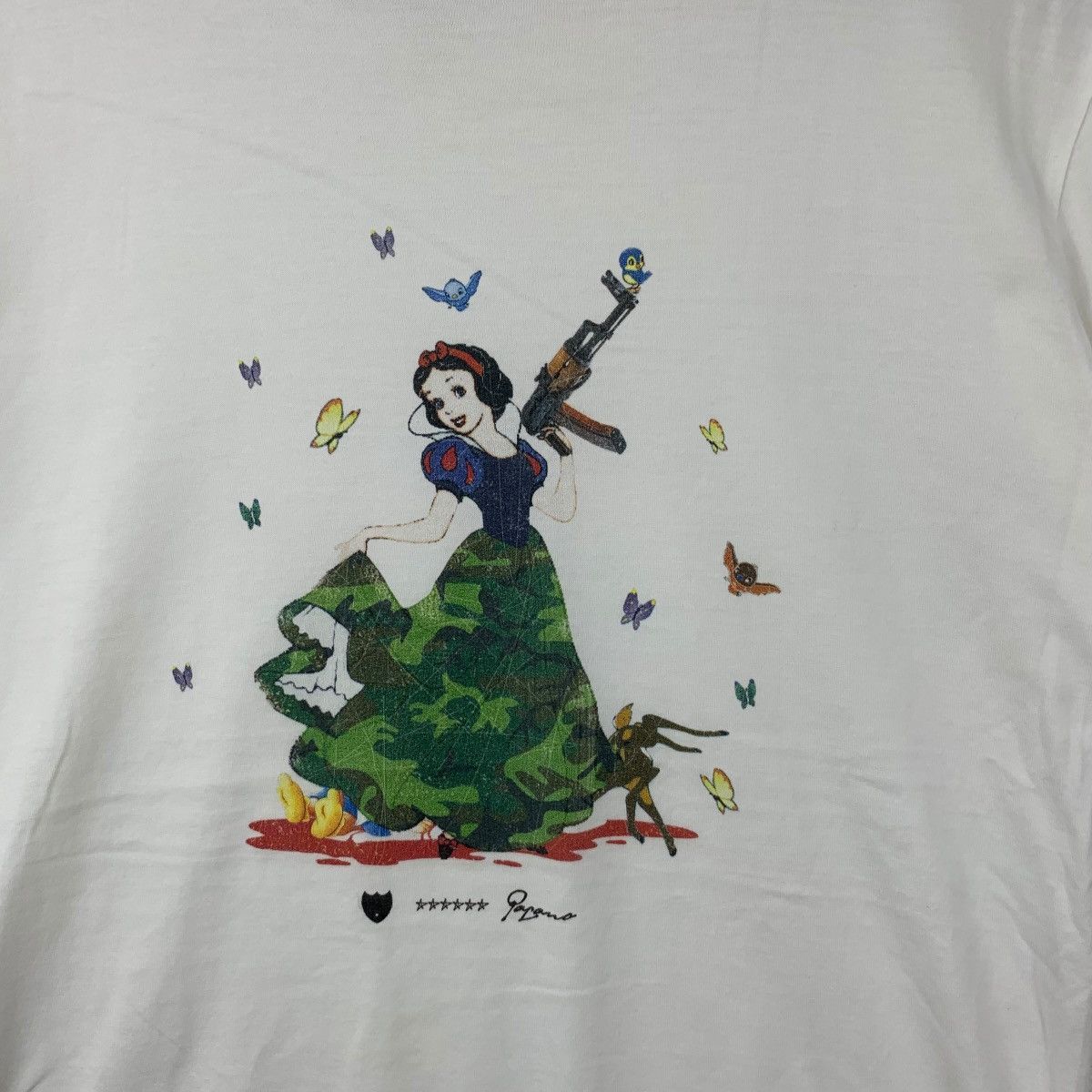 Other PAGANO MADE IN ITALY Rebel Snow White Tee Shirt Top Fairy Size M / US 6-8 / IT 42-44 - 6 Thumbnail