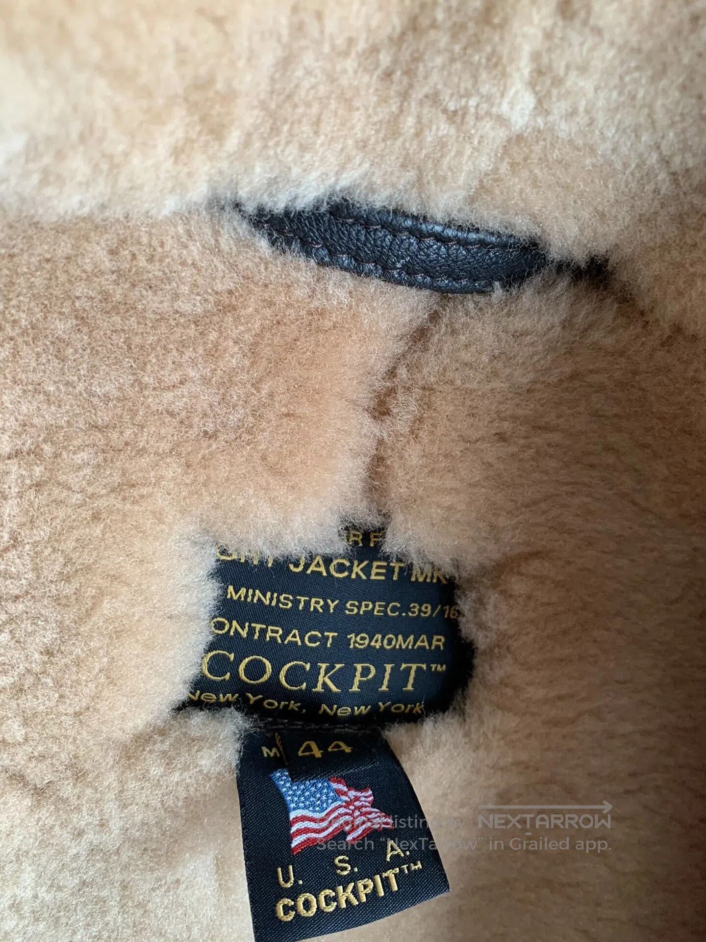 Cockpit USA authentic cockpit usa b3 bomber leather jacket. Size US XXL / EU 58 / 5 - 3 Thumbnail