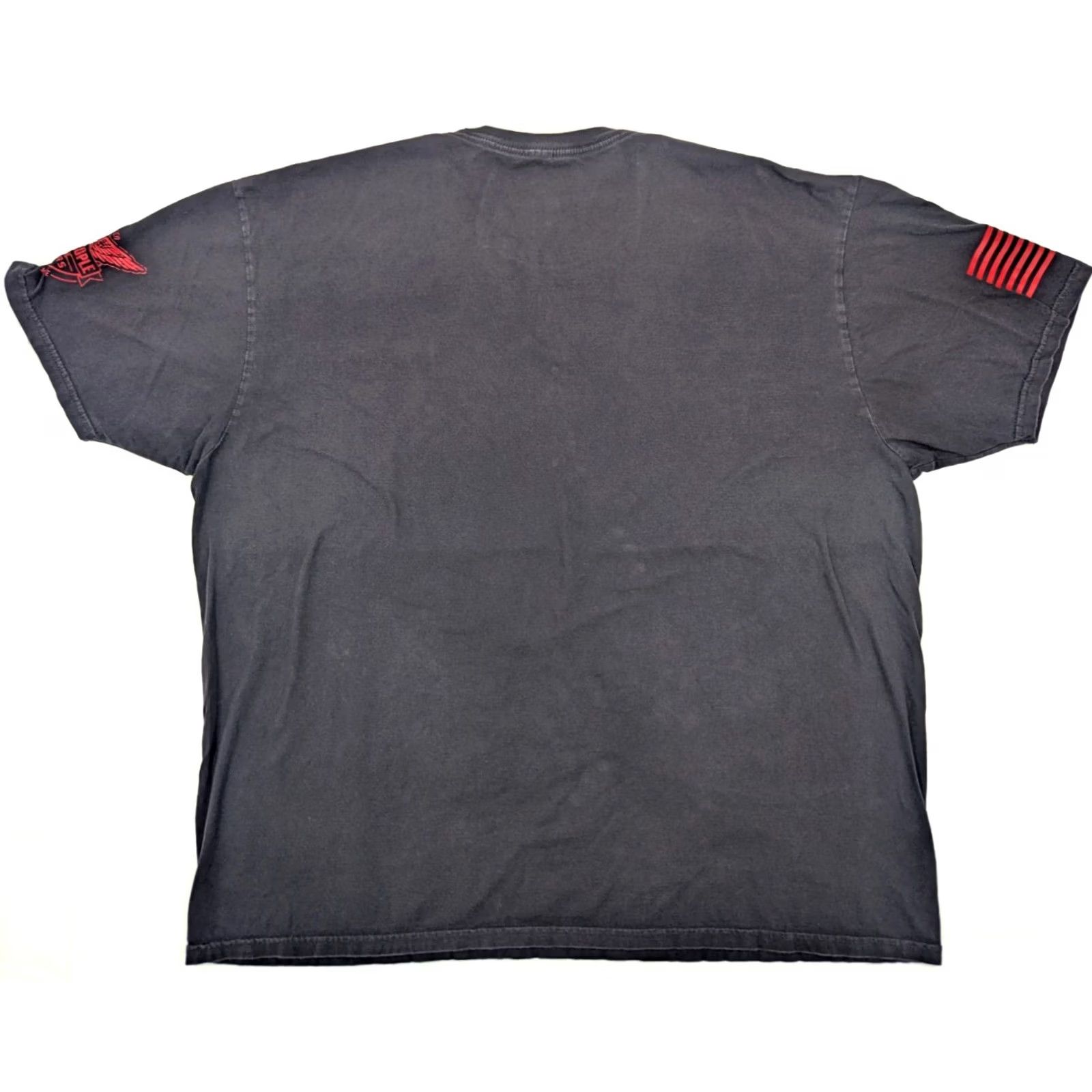 Vintage We The People Holsters Defend The 2nd Shirt 3XL Black Red Short Sleeve Crew Men Size US XXL / EU 58 / 5 - 6 Thumbnail
