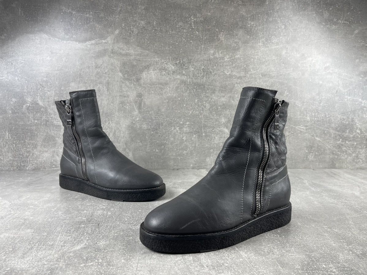 Dirk Bikkembergs Dirk Bikkembergs Leather Ankle Zip Boots Black Size US 7 / IT 37 - 4 Thumbnail