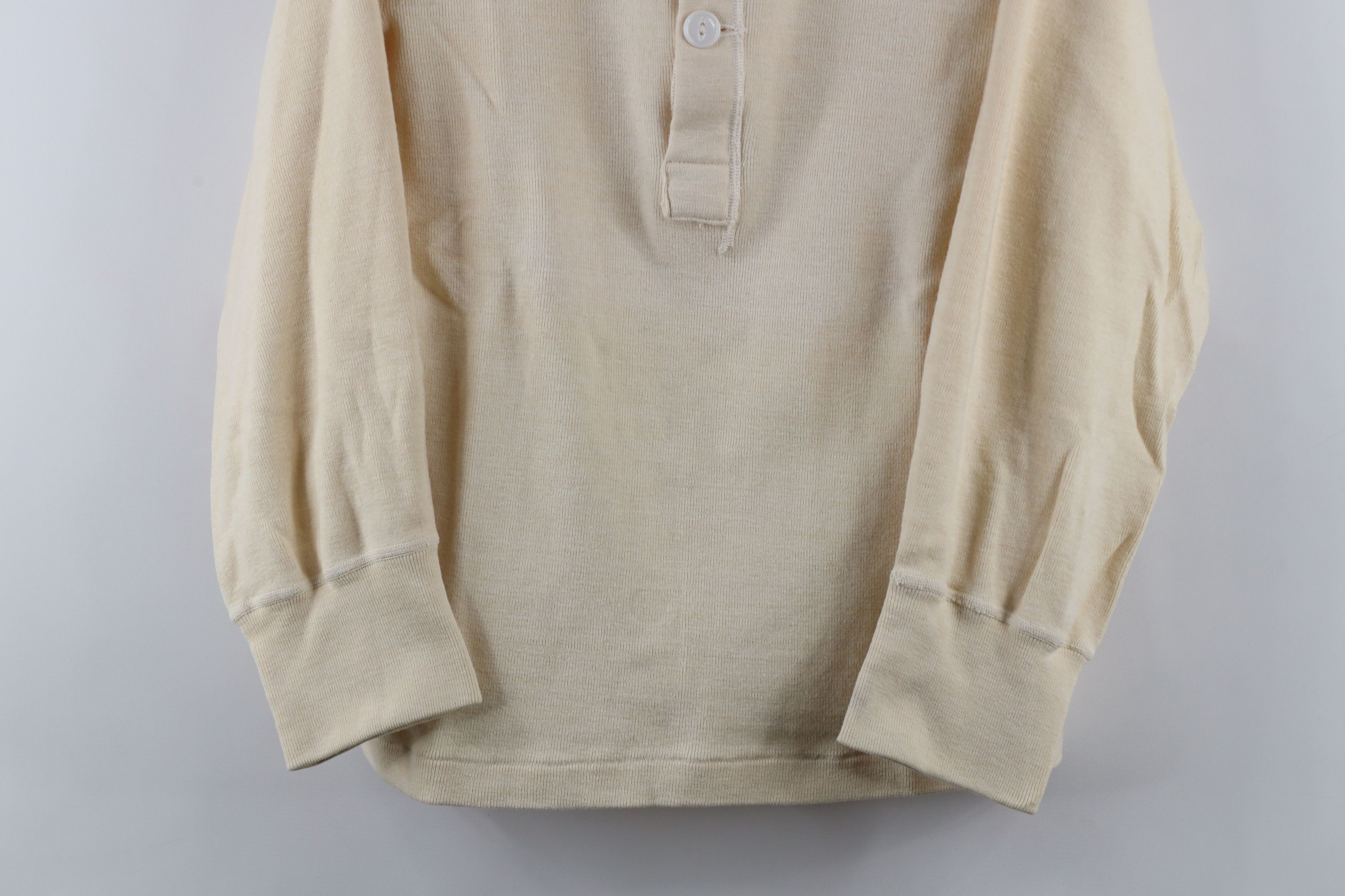 Vintage Vintage 50s Korean War M-1950 Winter Undershirt Henley USA Size US S / EU 44-46 / 1 - 3 Thumbnail