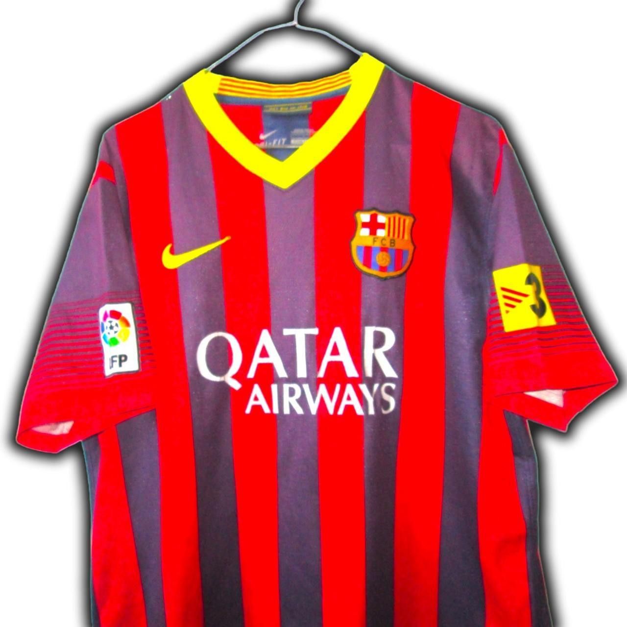 Nike Fc Barcelona Spain 2013 2014 Home Shirt Jersey Fcb Barca Size US L / EU 52-54 / 3 - 1 Thumbnail