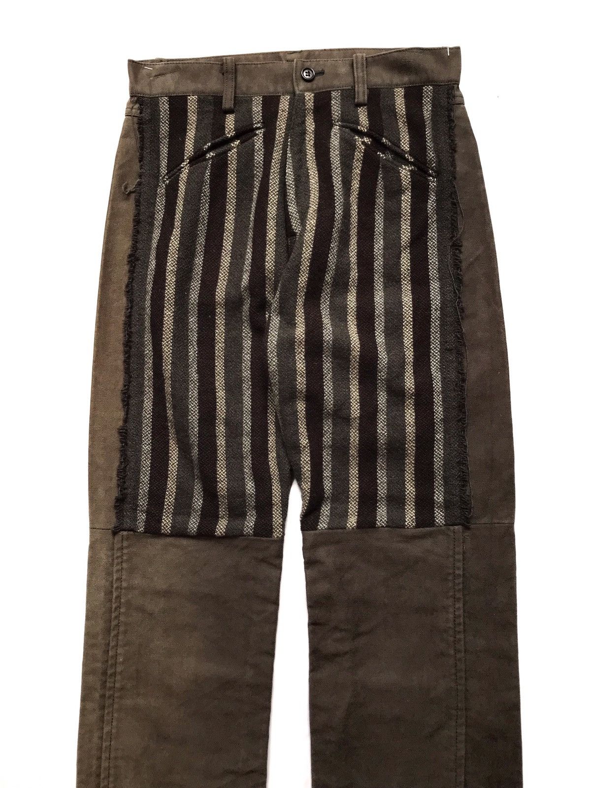 5351 POUR LES HOMMES ABAHOUSE HYBRID WOOL WESTERN COWBOY PANTS Size US 28 / EU 44 - 2 Thumbnail