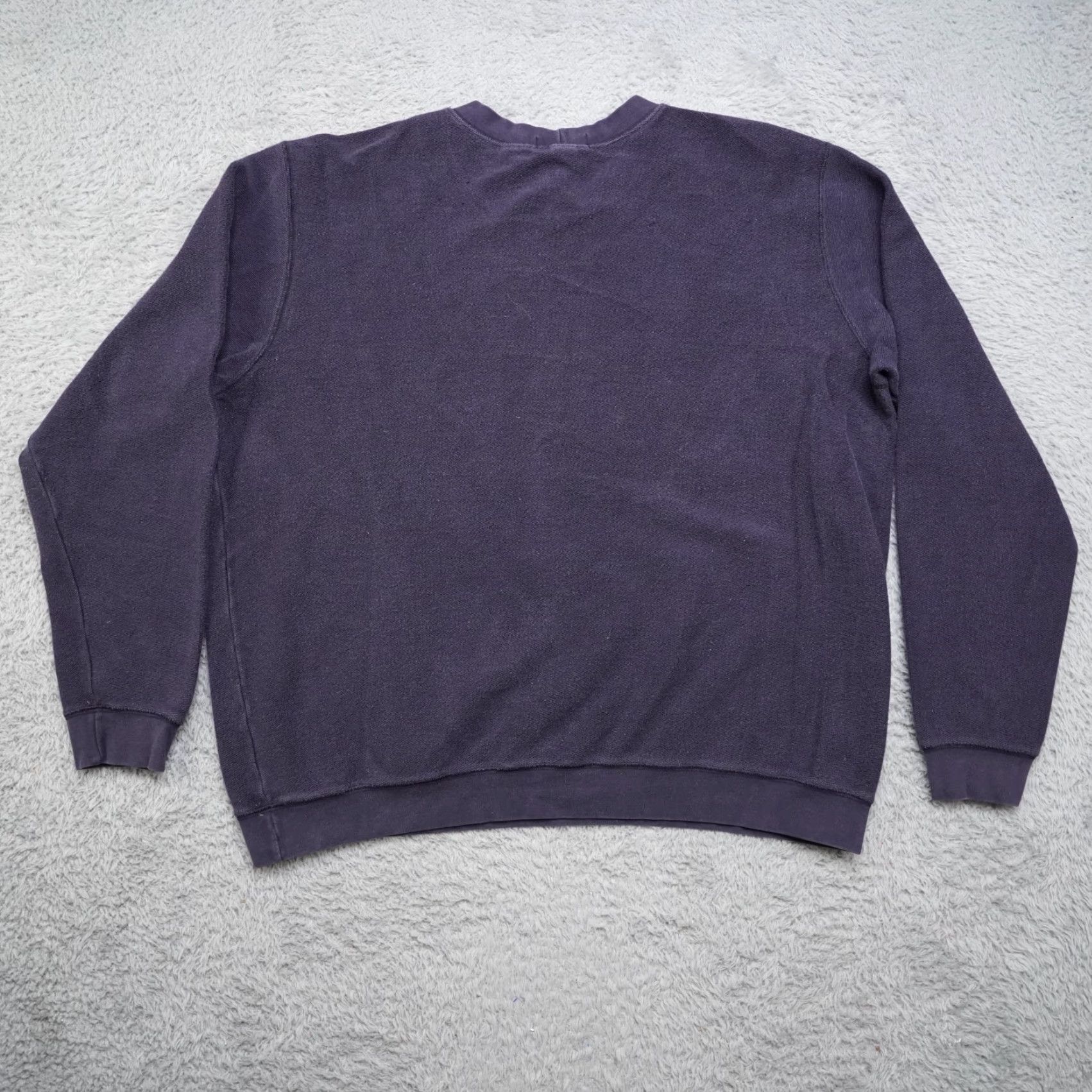 Lands' End VINTAGE Lands' End Sweatshirt Mens XL Navy Blue Crew Neck 90s Pullover Cotton Size US XL / EU 56 / 4 - 2 Thumbnail