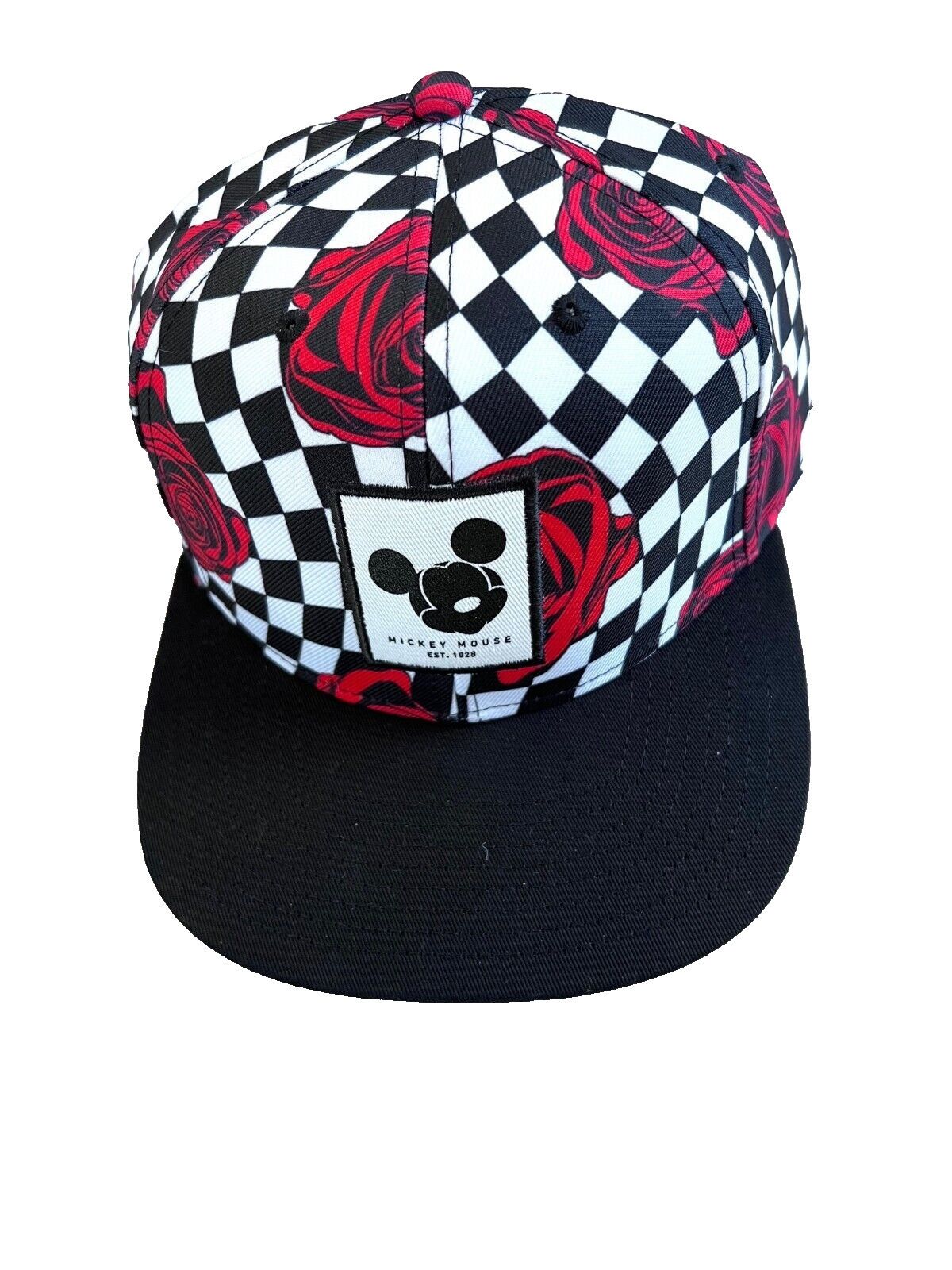NEFF NEFF x Disney Mickey Mouse Floral Check Snapback Hat Cap Size ONE SIZE - 1 Thumbnail
