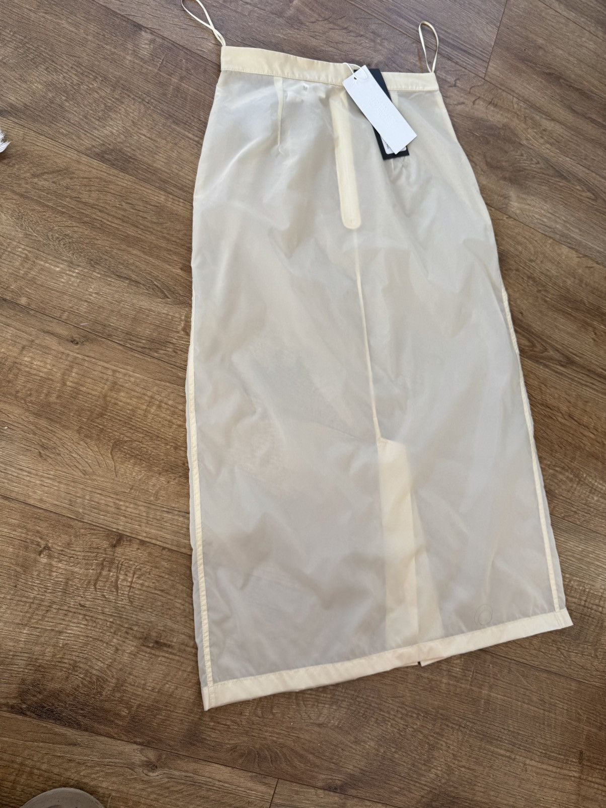 Maison Margiela Maison Martin Margiela pencil semisheer cream skirt,size XS Size 26" / US 2 / IT 38 - 3 Thumbnail