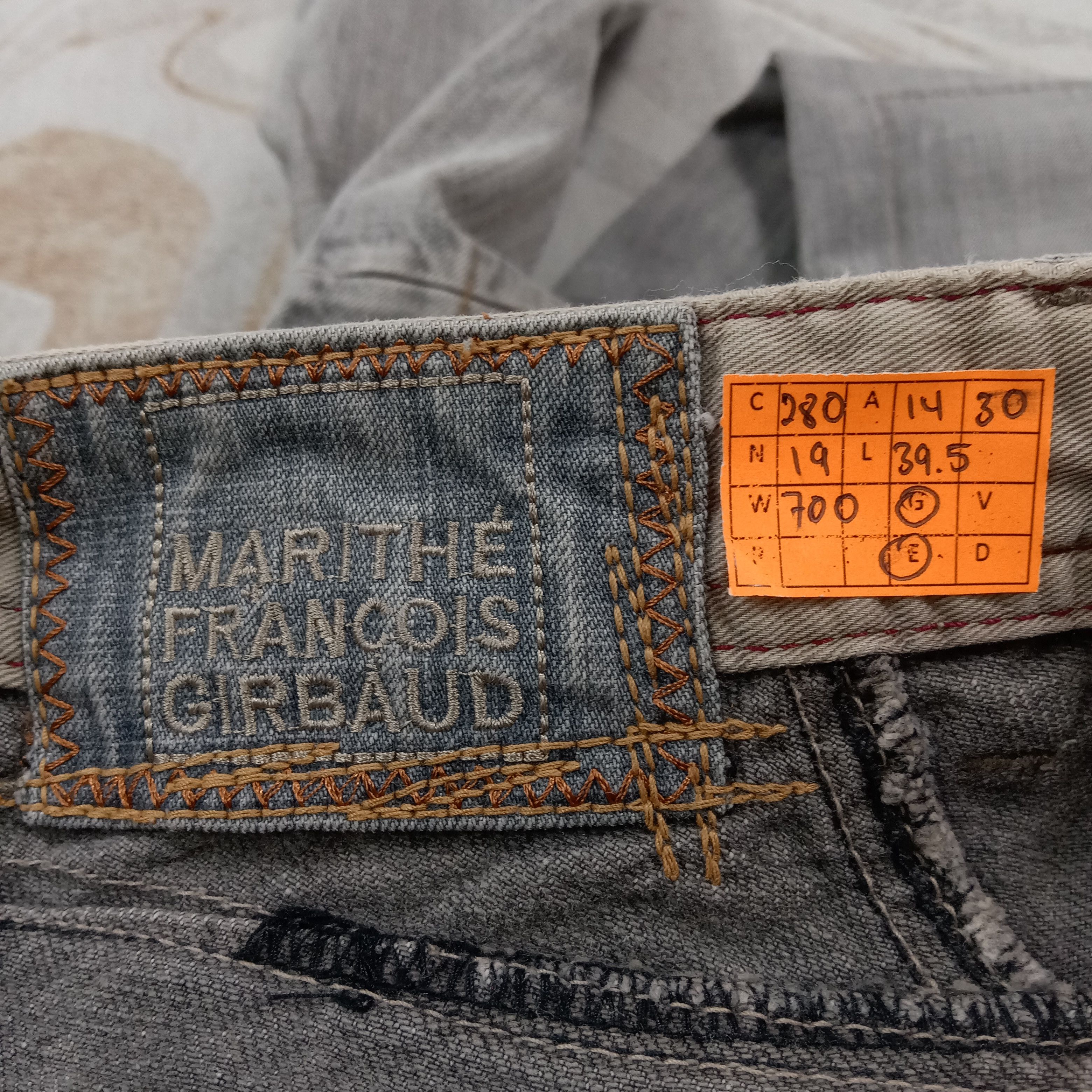 Marithe + Francois Girbaud Marithe Francois Girbaud Designer Baggy Denim Jeans C280N19 Size US 29 - 14 Thumbnail