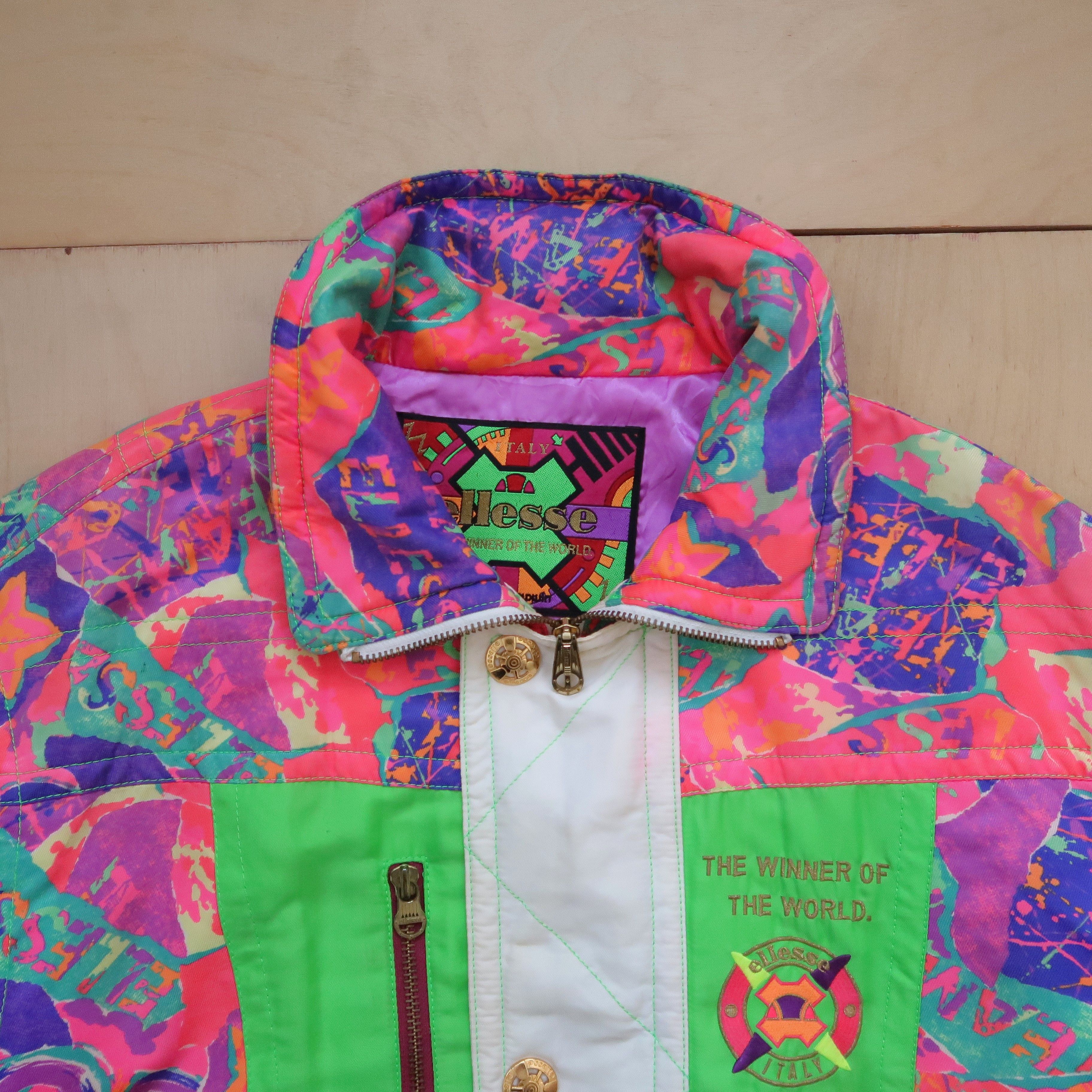 Hysteric Glamour Vintage 90s Hysteric Glamour Ellese Champion Panelled Jacket Size US L / EU 52-54 / 3 - 3 Thumbnail