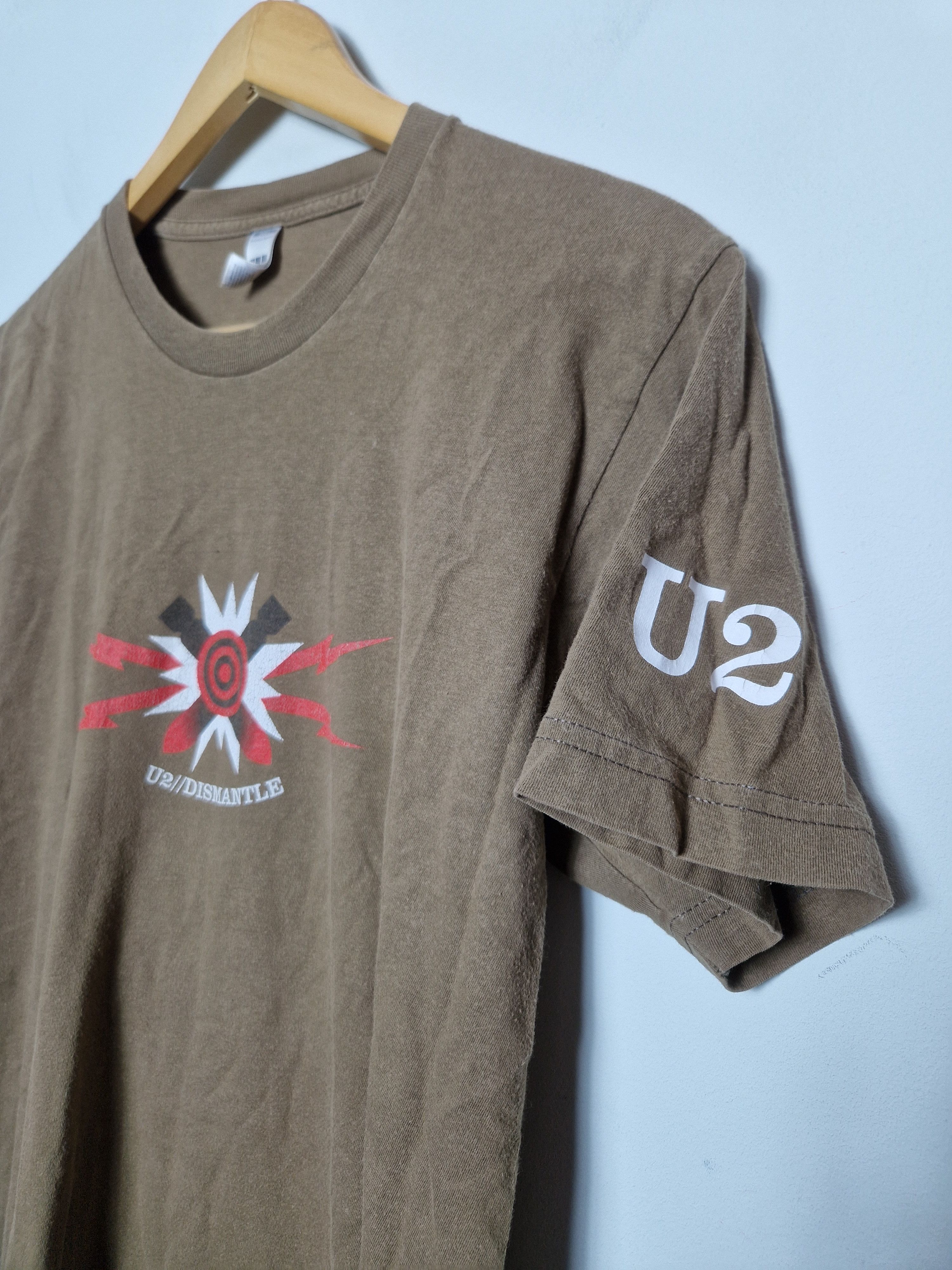 Band Tees U2 VERTIGO TOUR 2001 DISMANTLE TEE y2k made in usa Size US M / EU 48-50 / 2 - 4 Thumbnail