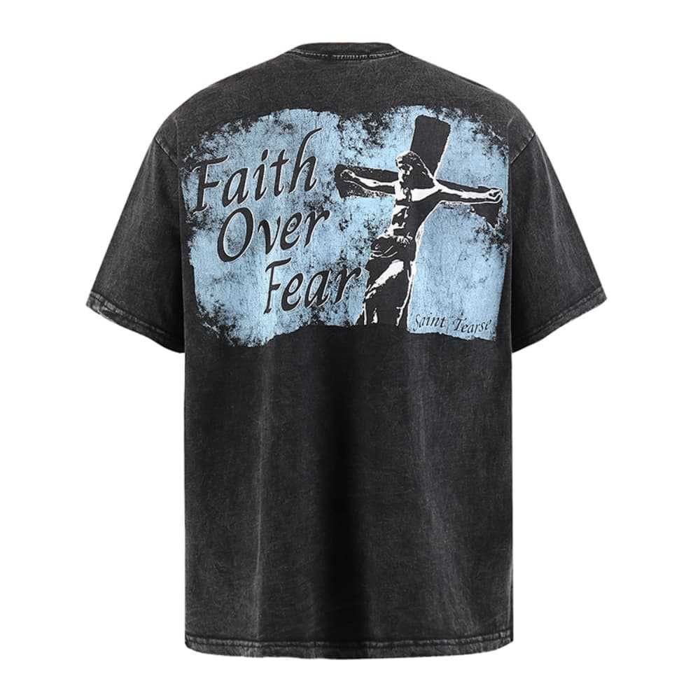 Japanese Brand × Vintage Retro character print washed men's casual distressed tee Size US L / EU 52-54 / 3 - 2 Thumbnail