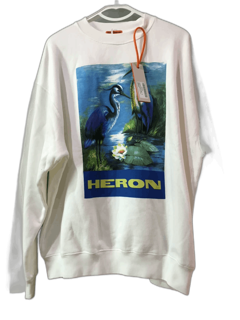 Heron Preston Heron Preston Sweatshirt with Crane Design-yf Size US S / EU 44-46 / 1 - 1 Thumbnail