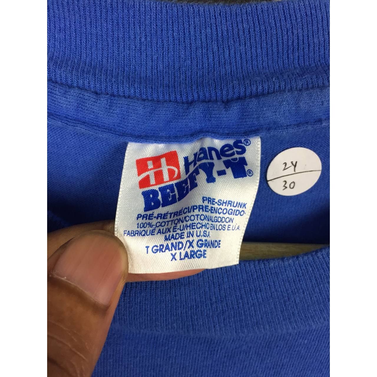 Hanes × Vintage Vtg 90s Delmarva Power I Survived Hay Road Winter Outage Tee Size US XL / EU 56 / 4 - 9 Thumbnail