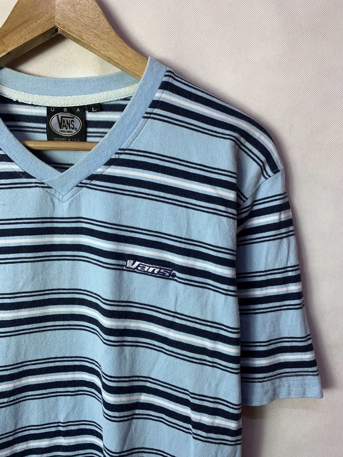 Vans 🔥Vans Off The Wall Skate Stripes Tee Vintage Style Size US M / EU 48-50 / 2 - 2 Thumbnail