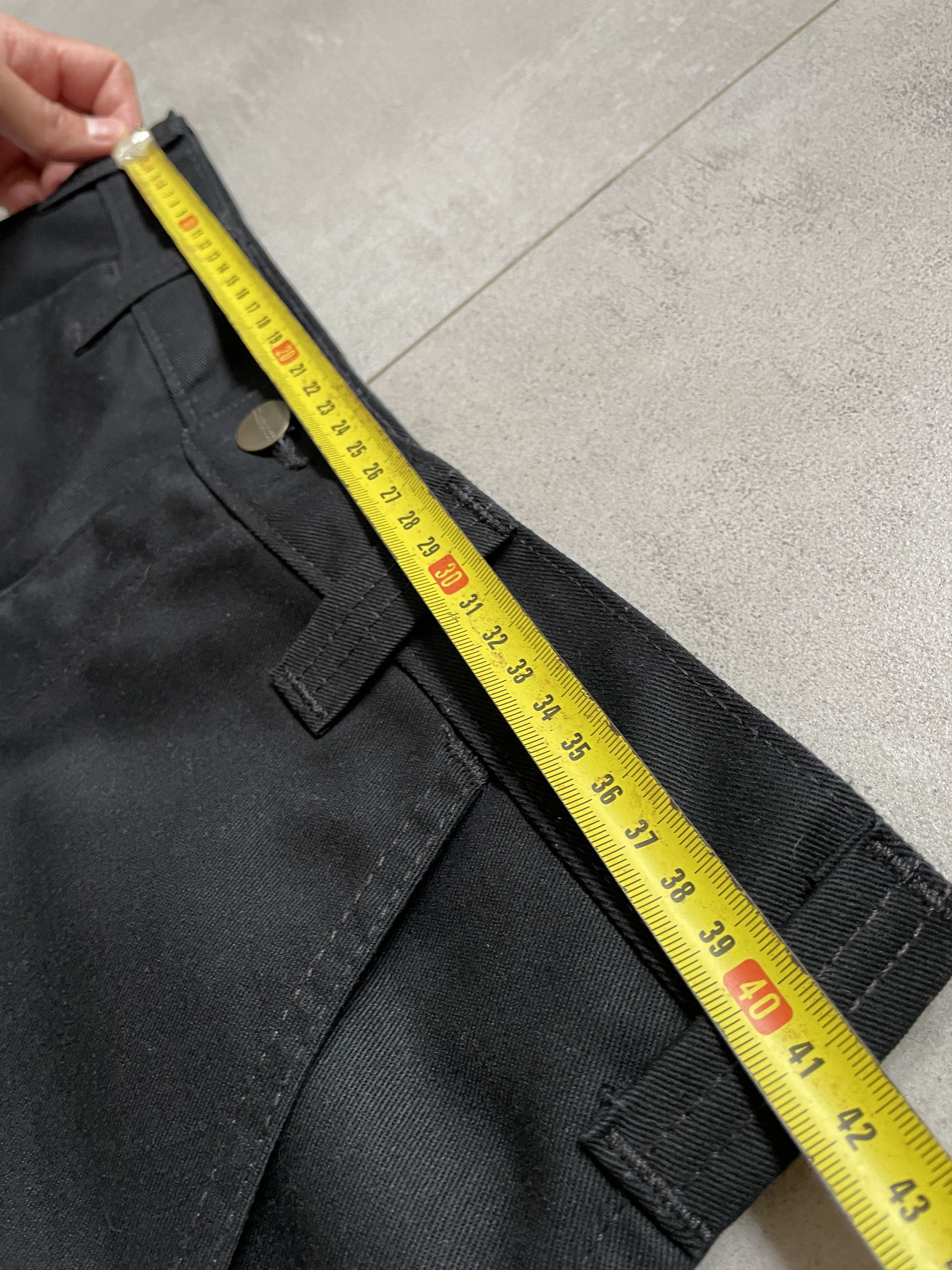 Carhartt CARHARTT BLACK BLENDED TWIL FLARED PANTS Size US 31 - 8 Thumbnail