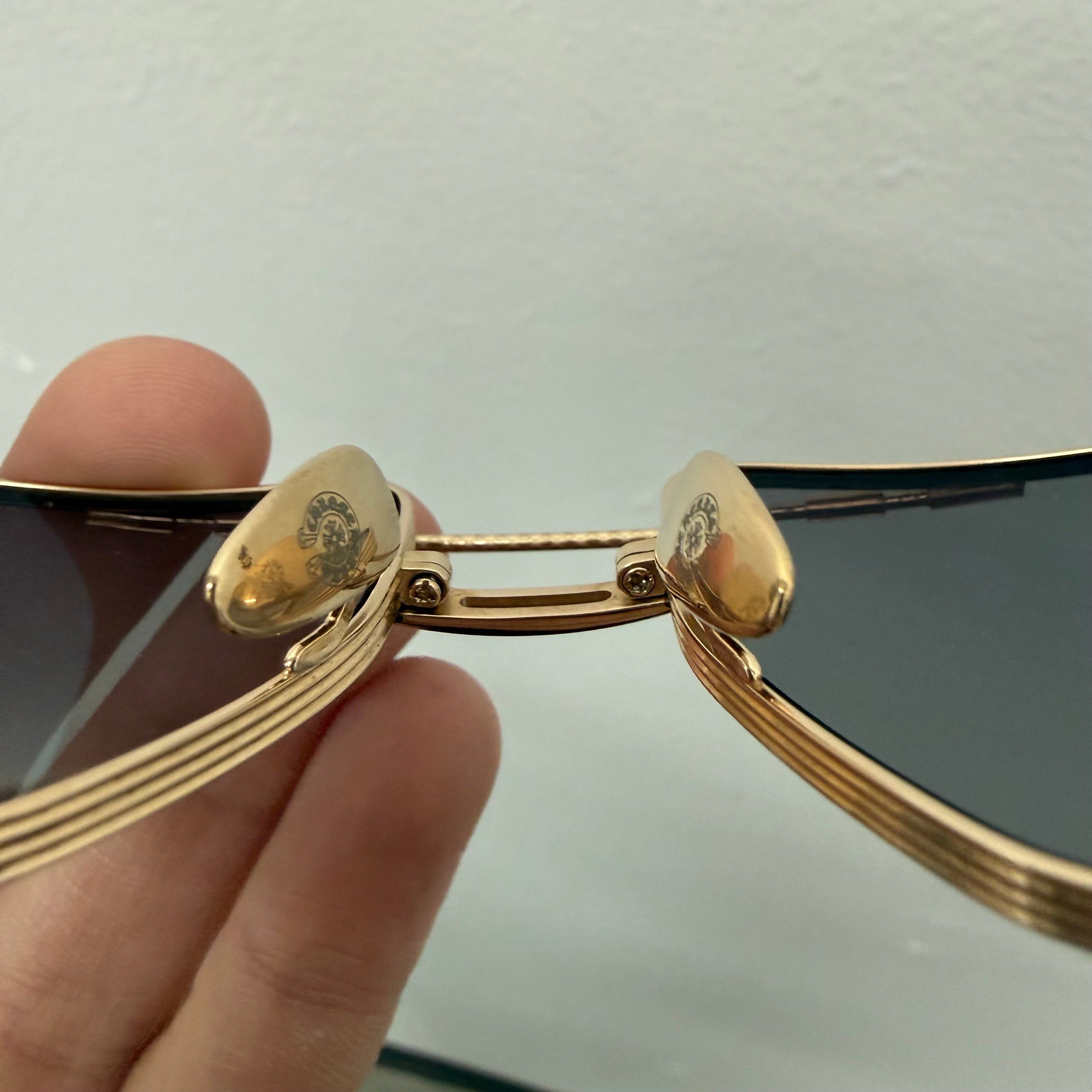 Chrome Hearts Chrome Hearts Pump Station Gold Sunglasses RARE Size ONE SIZE - 6 Thumbnail