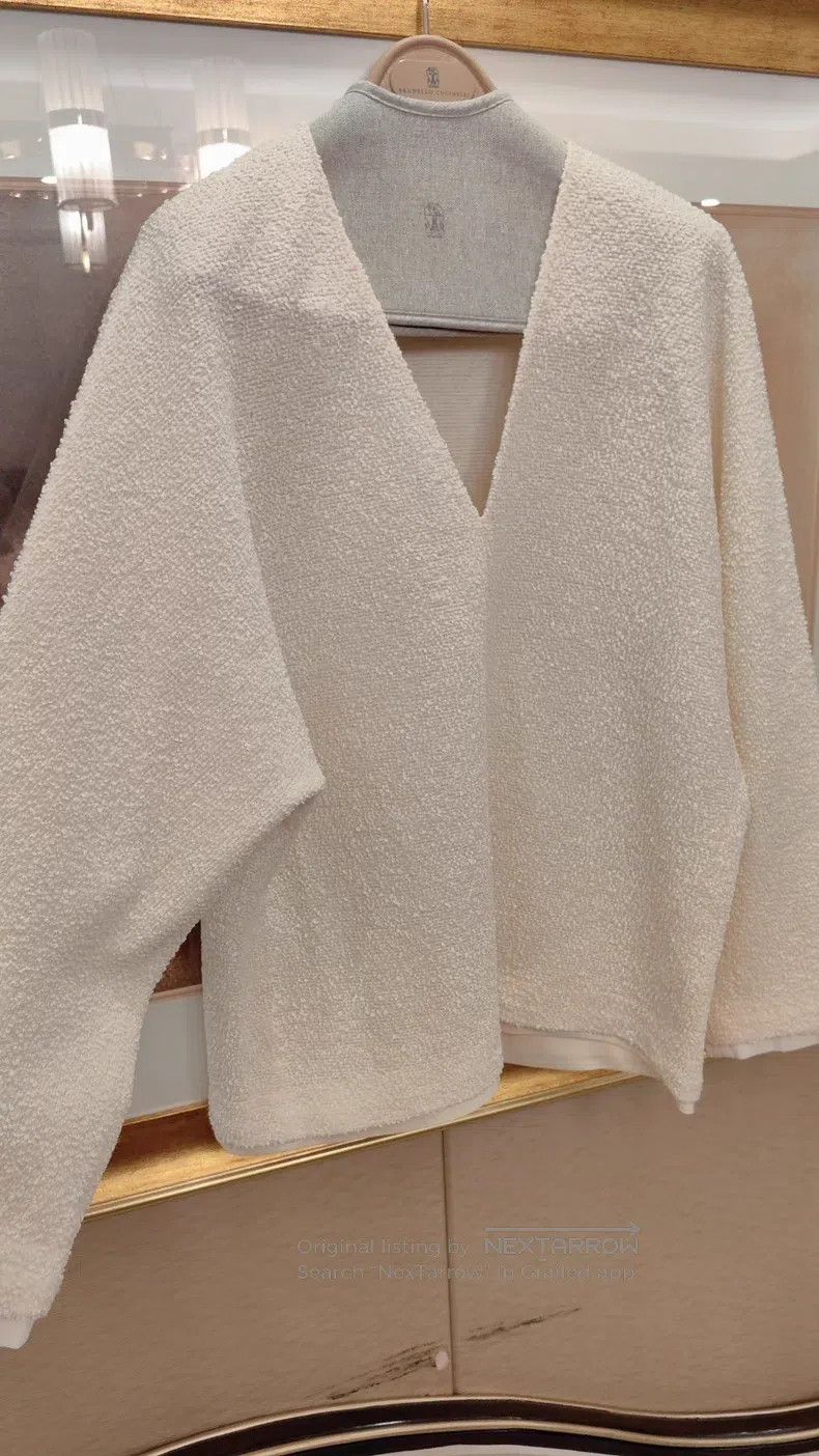 The Row The Row Cream premium wool knit top Size M / US 6-8 / IT 42-44 - 1 Thumbnail
