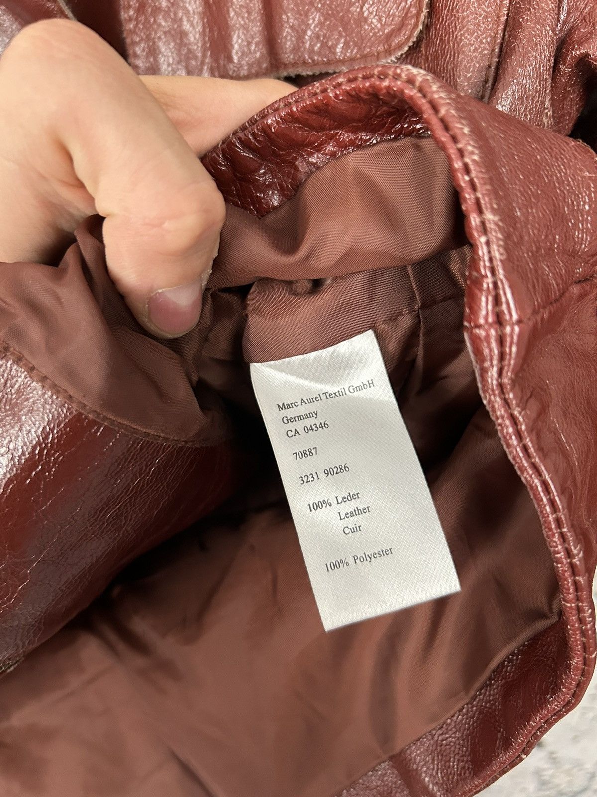 Genuine Leather Vintage Genuine Leather Avantgarde 90s Brown Jacket Size M / US 6-8 / IT 42-44 - 7 Thumbnail