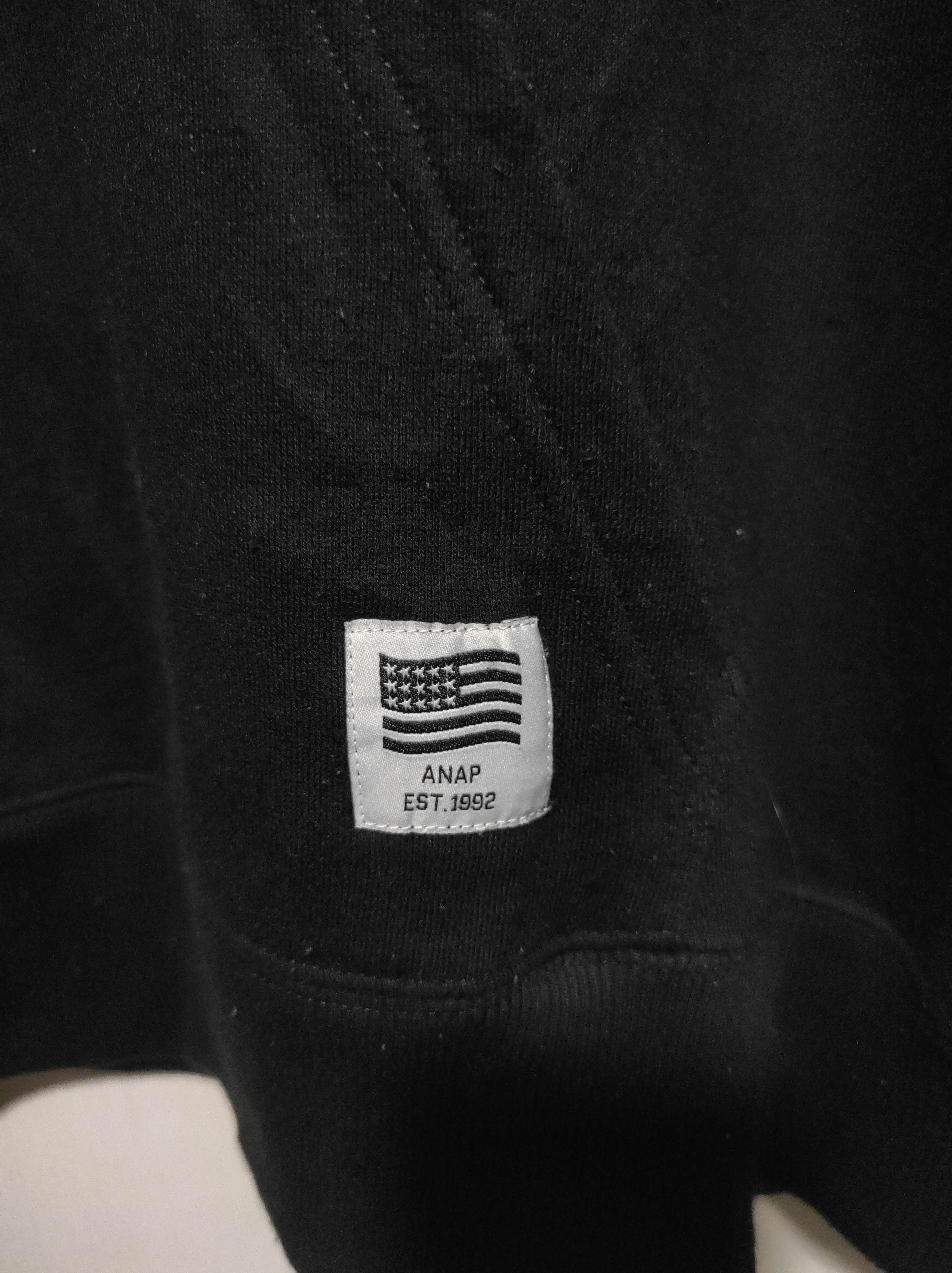 Japanese Brand Anap black fur hoodie ifsix LGB style Size US L / EU 52-54 / 3 - 5 Thumbnail