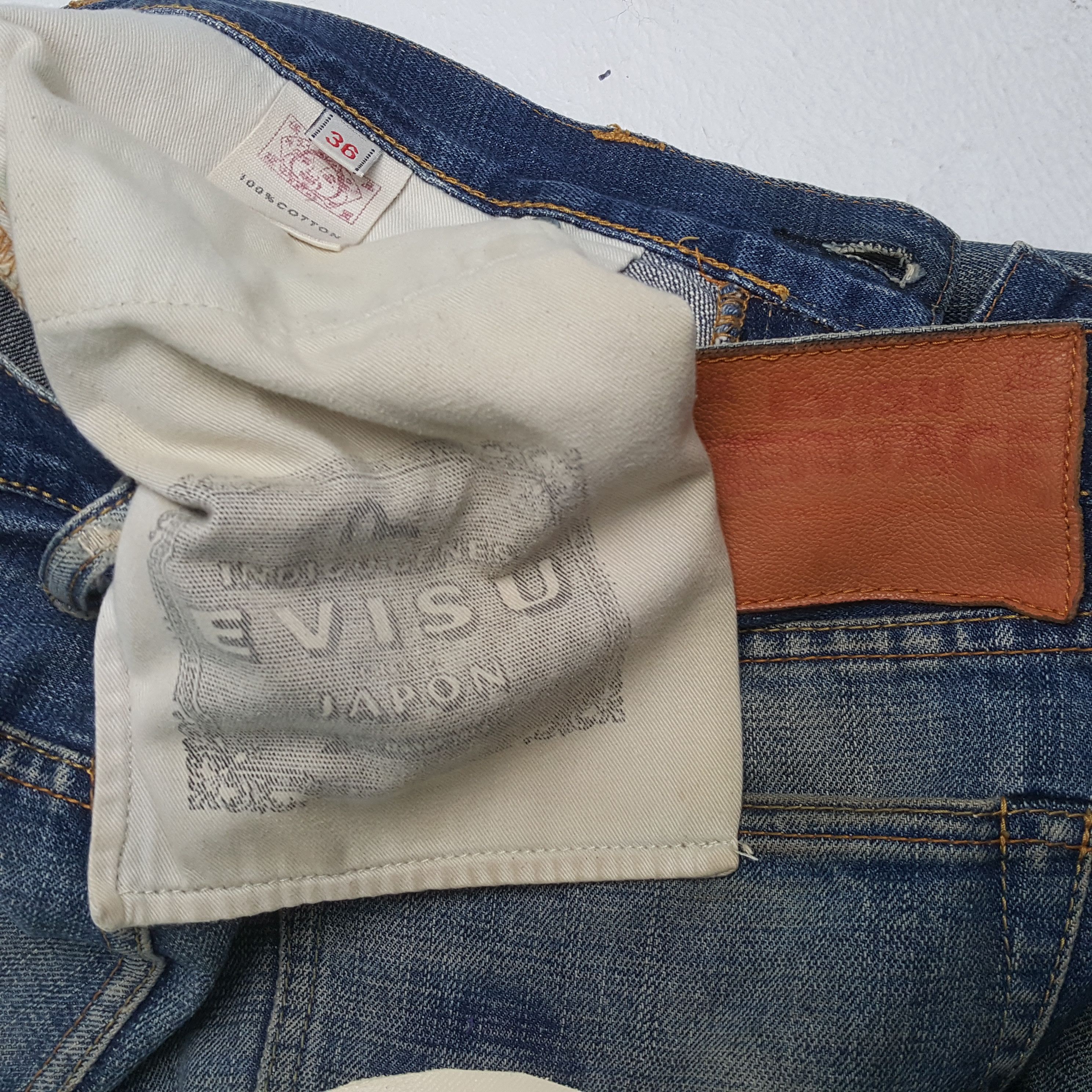 Japanese Brand × Vintage EVISU Japanese Brand Streetwear Custom Daicock Jeans Size US 35 - 15 Thumbnail