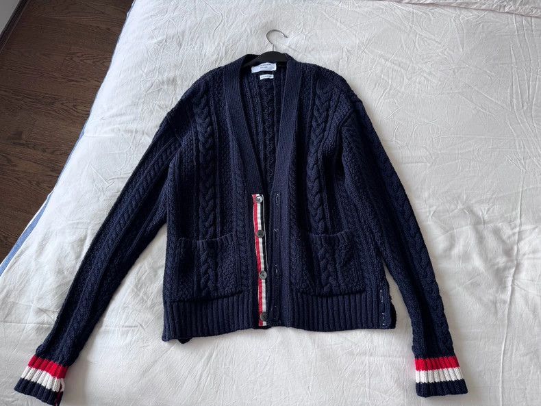 Other Thom Browne size1 Blue and green knit sweater Size US S / EU 44-46 / 1 - 2 Thumbnail