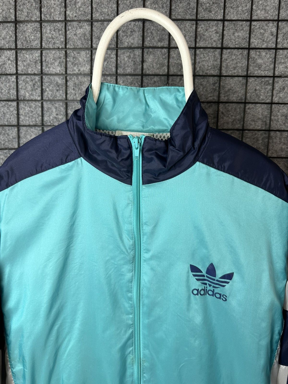 Vintage Adidas Vintage Streetwear Logo Nylon Track Top Jacket Size M Size US M / EU 48-50 / 2 - 2 Thumbnail