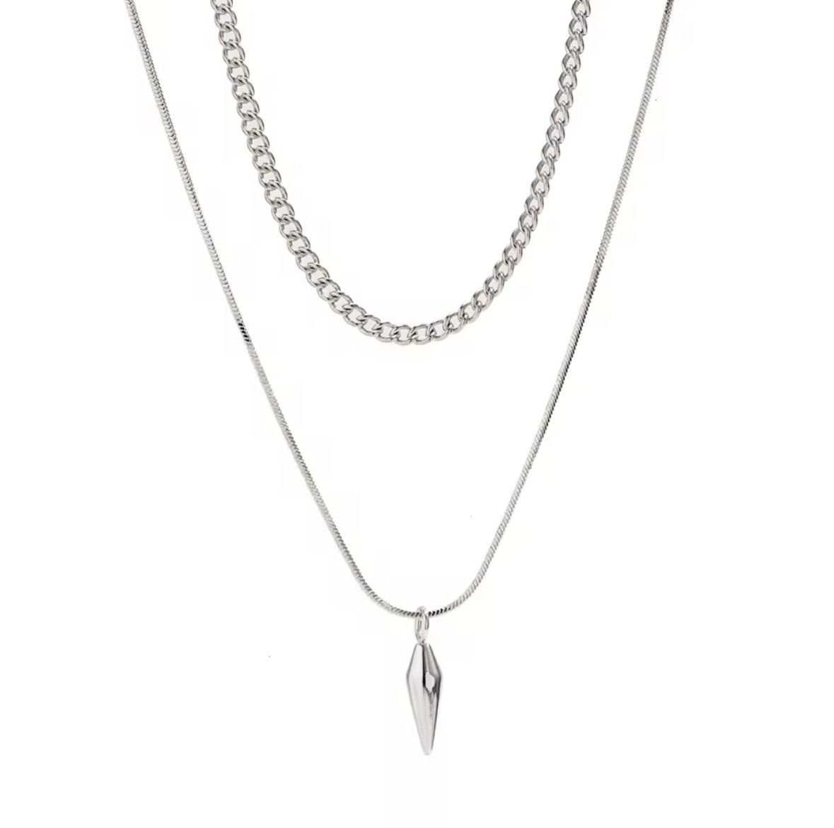 Other 2pcs/set Stainless Steel Metal Rivet Pendant Size ONE SIZE - 4 Thumbnail