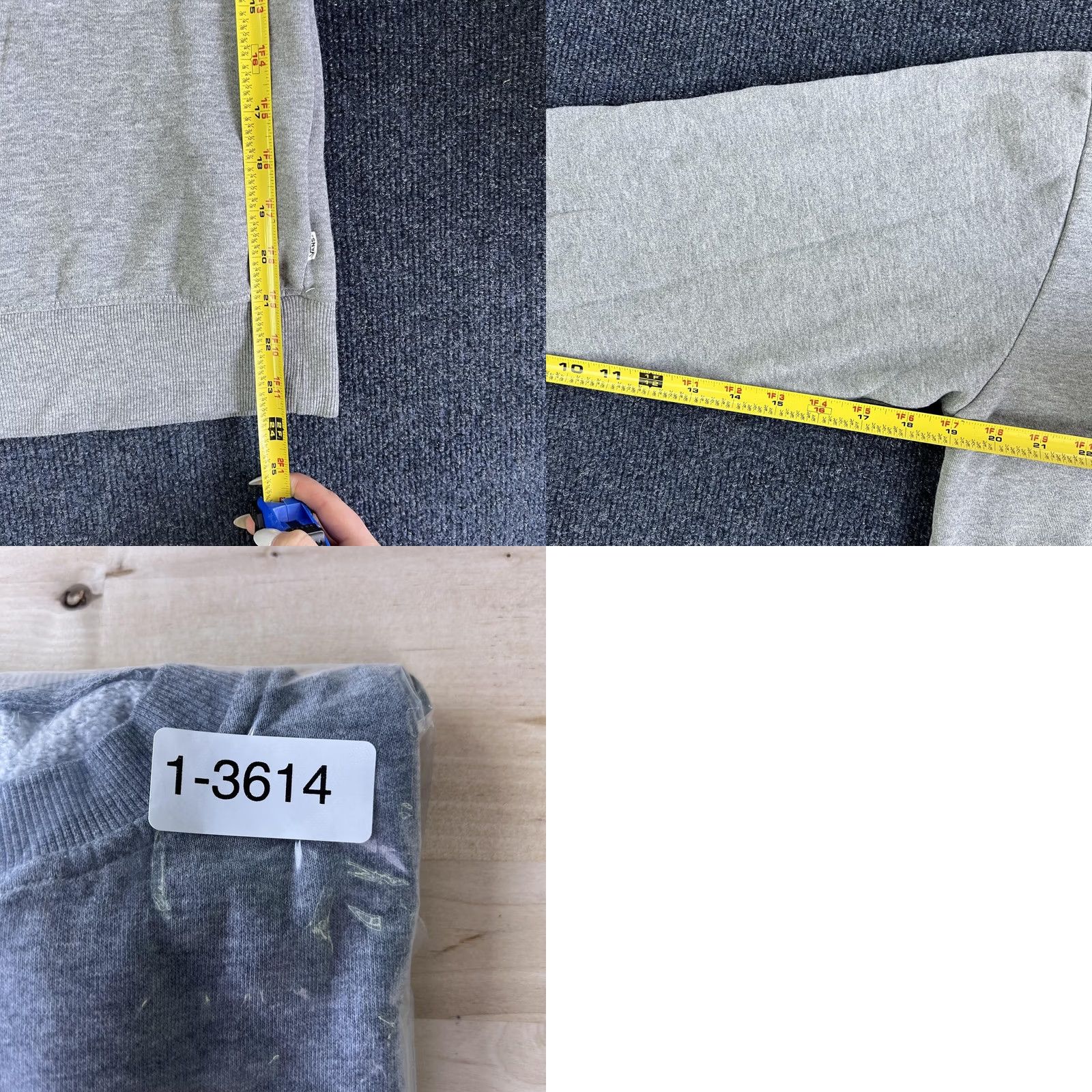 Vans VANS Sweatshirt Mens Medium Gray Off The Wall Logo Fleece Pullover Crewneck Size US M / EU 48-50 / 2 - 8 Thumbnail
