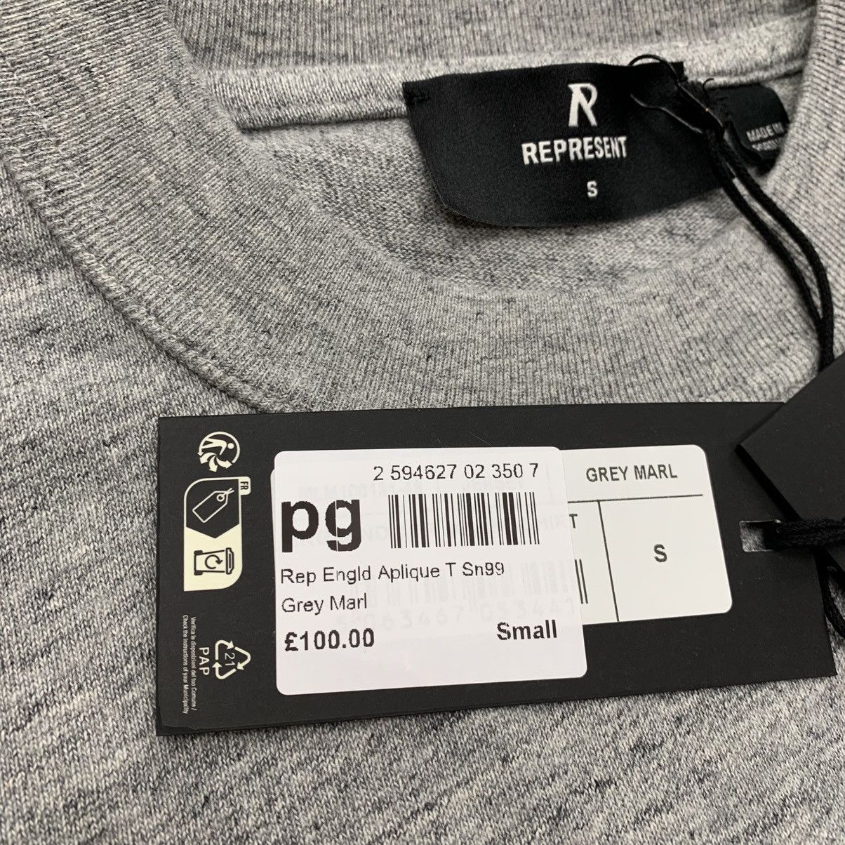 Represent Clo. Represent Small Tee England Graphic Grey T-Shirt Size US S / EU 44-46 / 1 - 6 Thumbnail