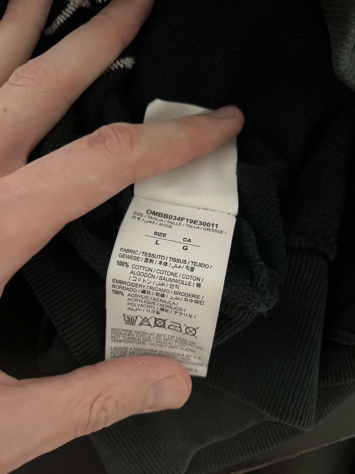 Off-White Off White Abstract Arrows Hoodie Size US L / EU 52-54 / 3 - 9 Thumbnail