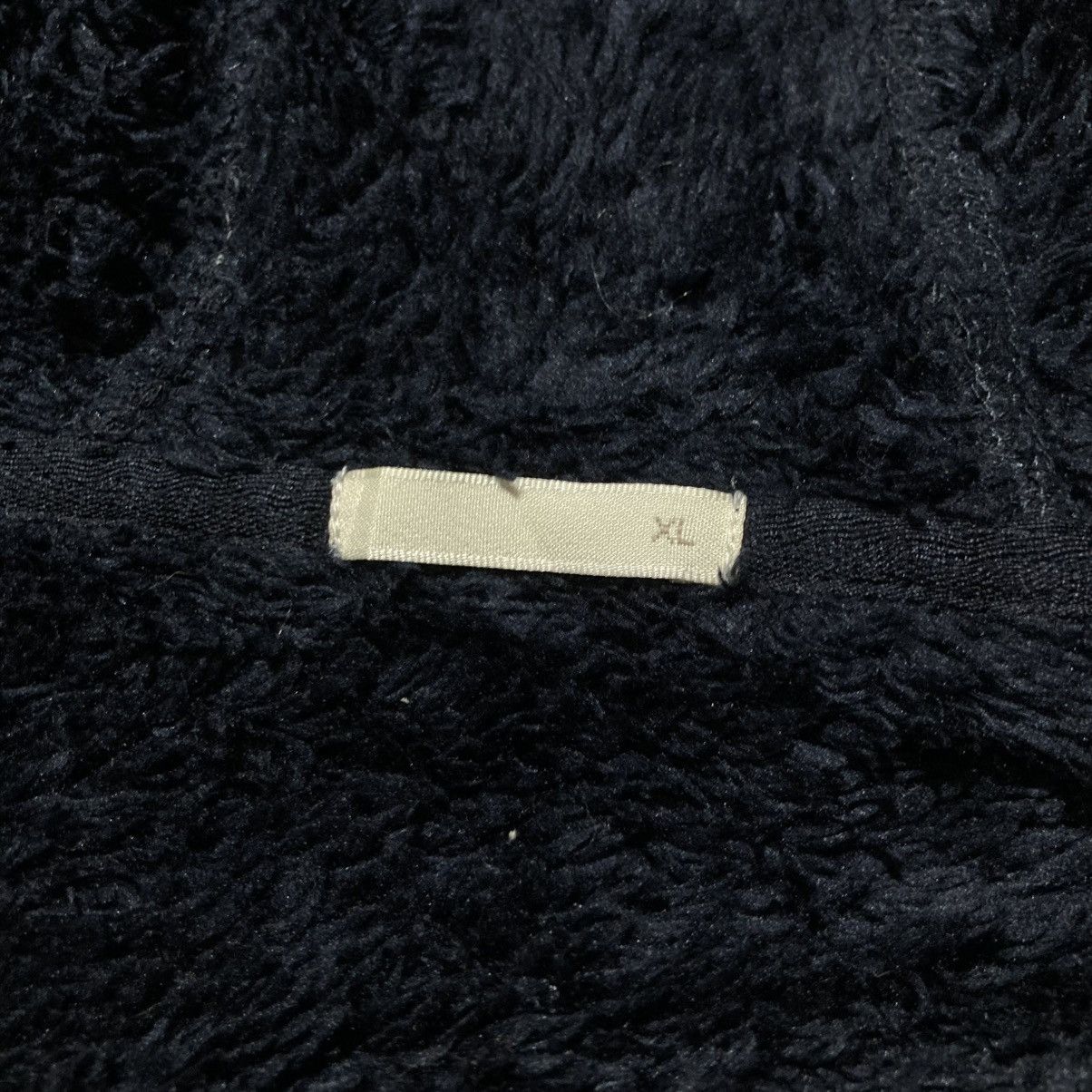 Japanese Brand 2000s GU Polkadot Motif Fur Ziphoodie Navy Lgb Ifsixwasnine Size US M / EU 48-50 / 2 - 14 Thumbnail