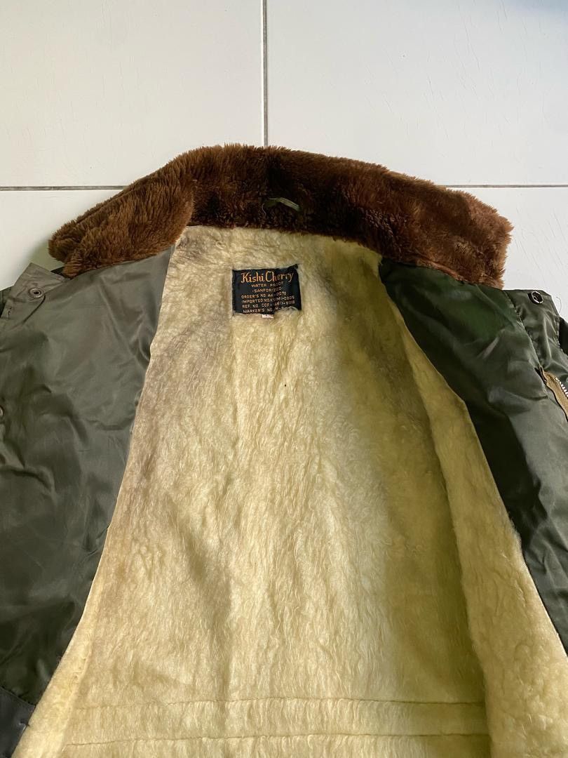 Other Vintage Kishi cherry army sherpa pullover Waterproof Jacket Size US L / EU 52-54 / 3 - 7 Thumbnail