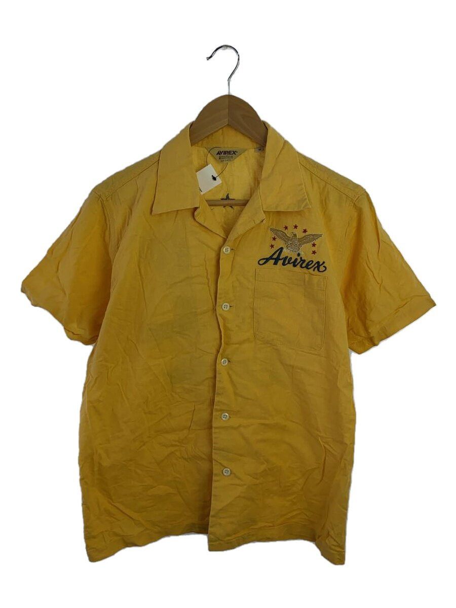 Avirex Avirex Linen Short-Sleeved Shirt Yellow Size US M / EU 48-50 / 2 - 1 Thumbnail