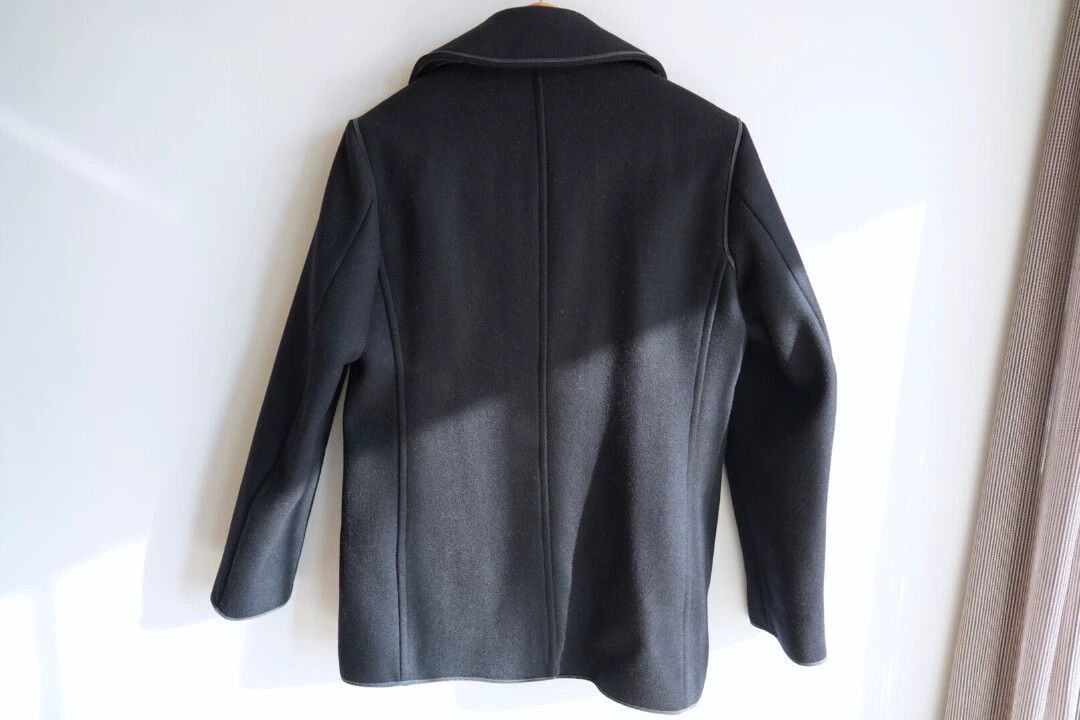 N.Hoolywood n.hoolywood Wool Double-Breasted Pea Coat 36 S Size XS / US 0-2 / IT 36-38 - 6 Thumbnail
