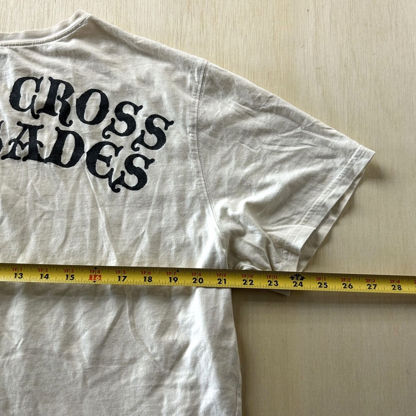 Express Express Shirt Mens XL White V-Neck Tee T-Shirt Cross Renegades New York Graphic Print Size US XL / EU 56 / 4 - 6 Thumbnail