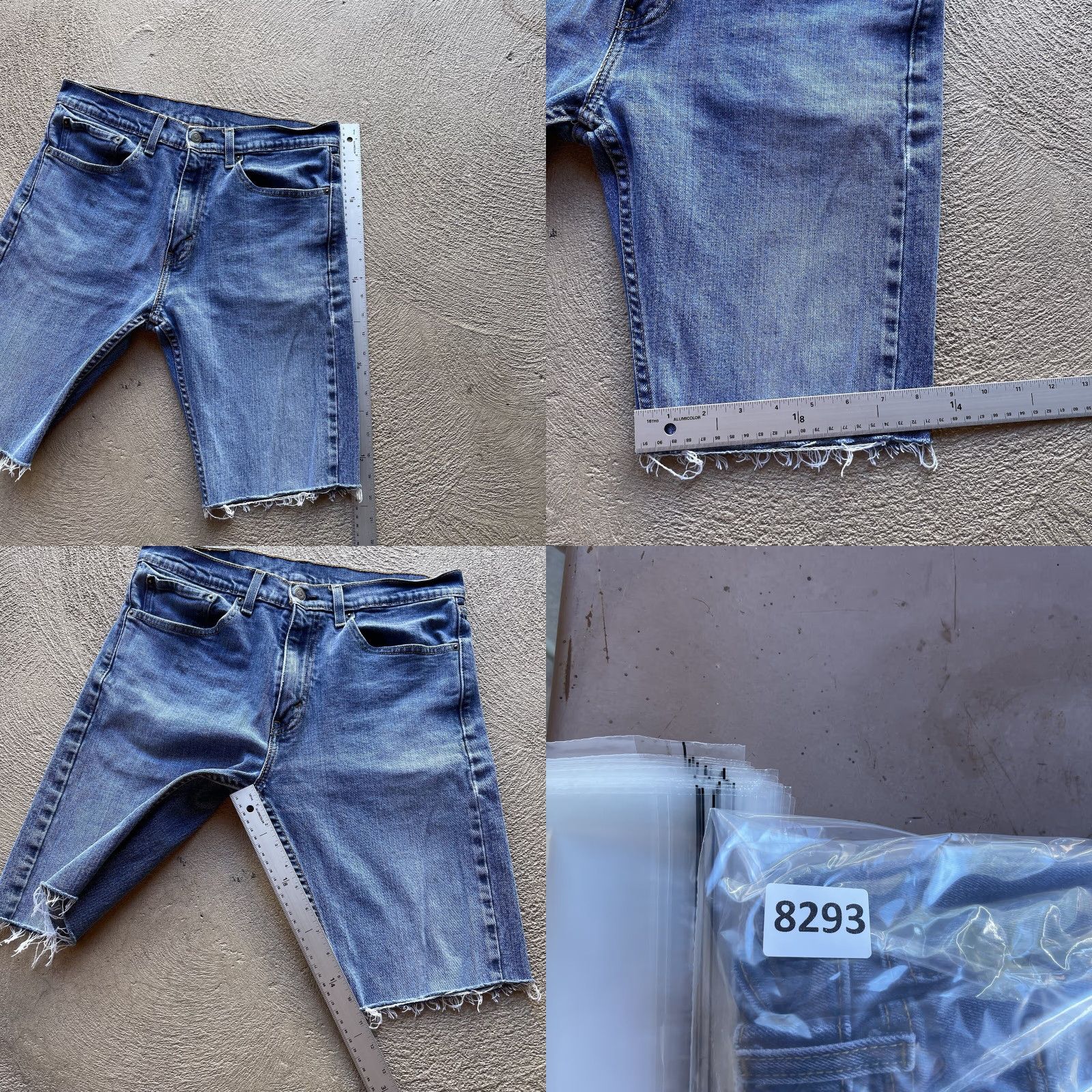 Levi's VINTAGE Levi's 505 Blue Denim Shorts Mens 32 Baggy Loose Skater Y2K 90s Hip Hop Size US 32 / EU 48 - 8 Thumbnail