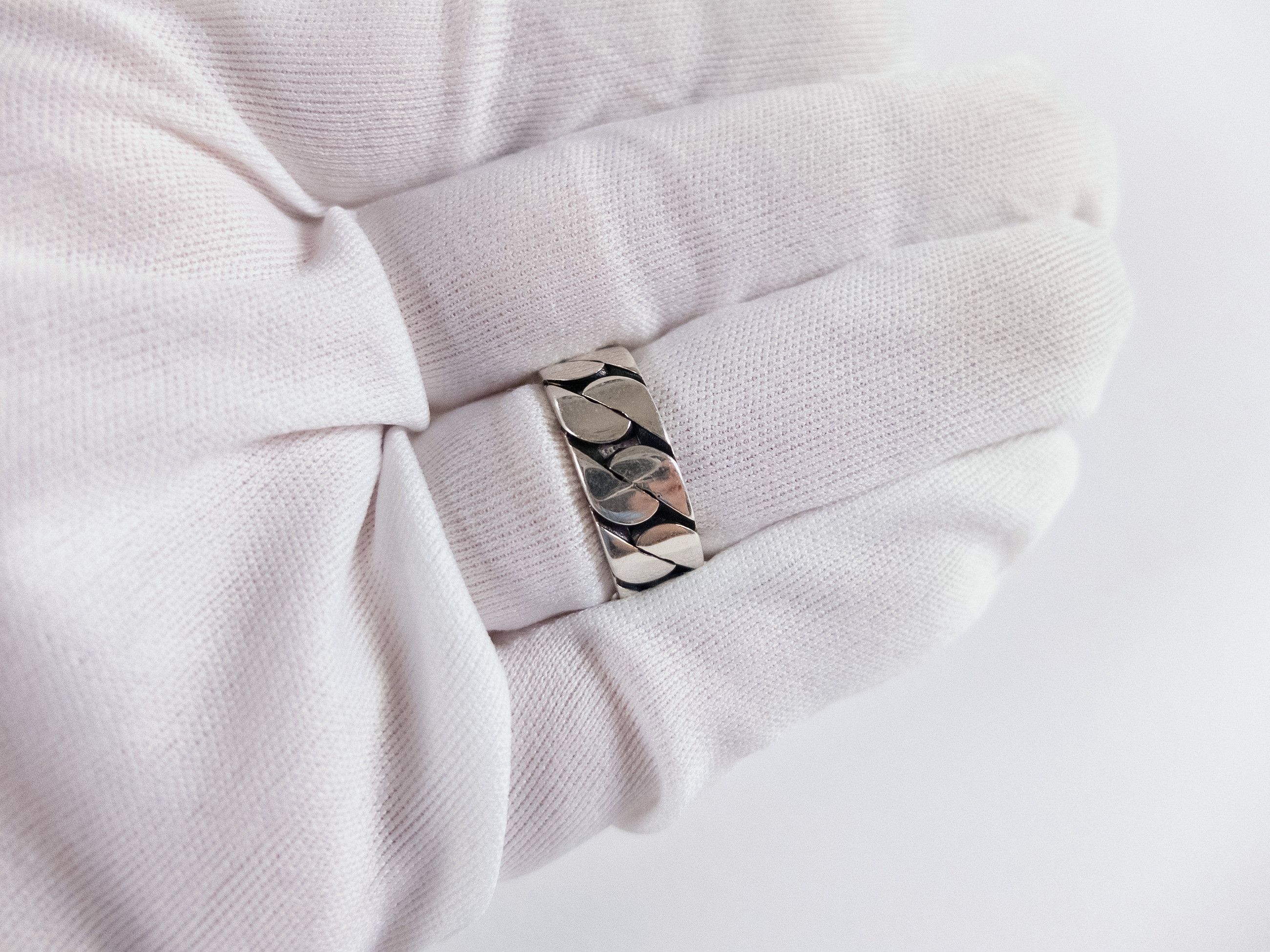 Gucci GUCCI interlocking G logo silver chain ring Size 20 / 9 Size ONE SIZE - 7 Thumbnail