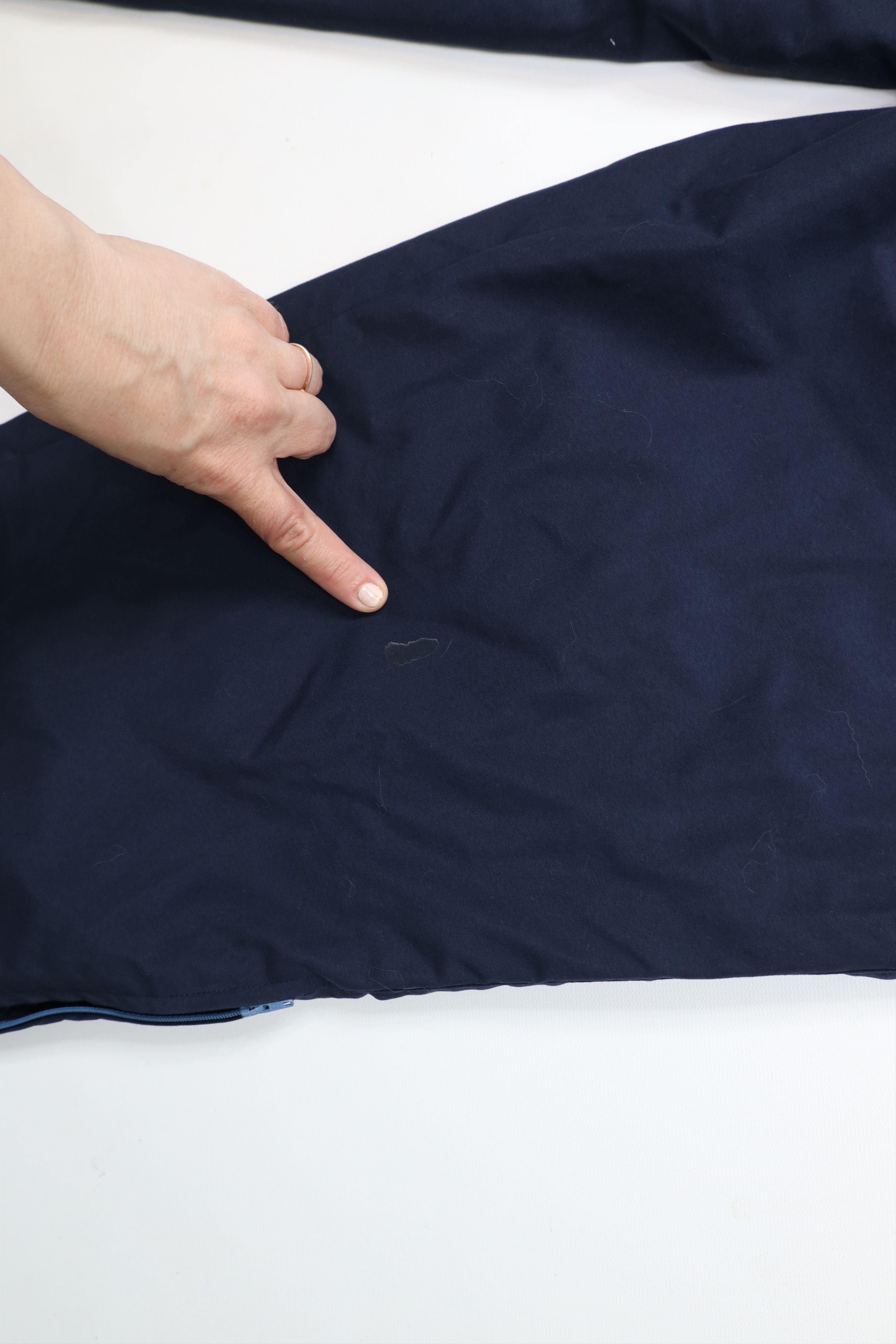 Champion × Vintage Vintage 90s Champion Lined Wide Leg Windbreaker Pants Blue Size US 38 / EU 54 - 6 Thumbnail