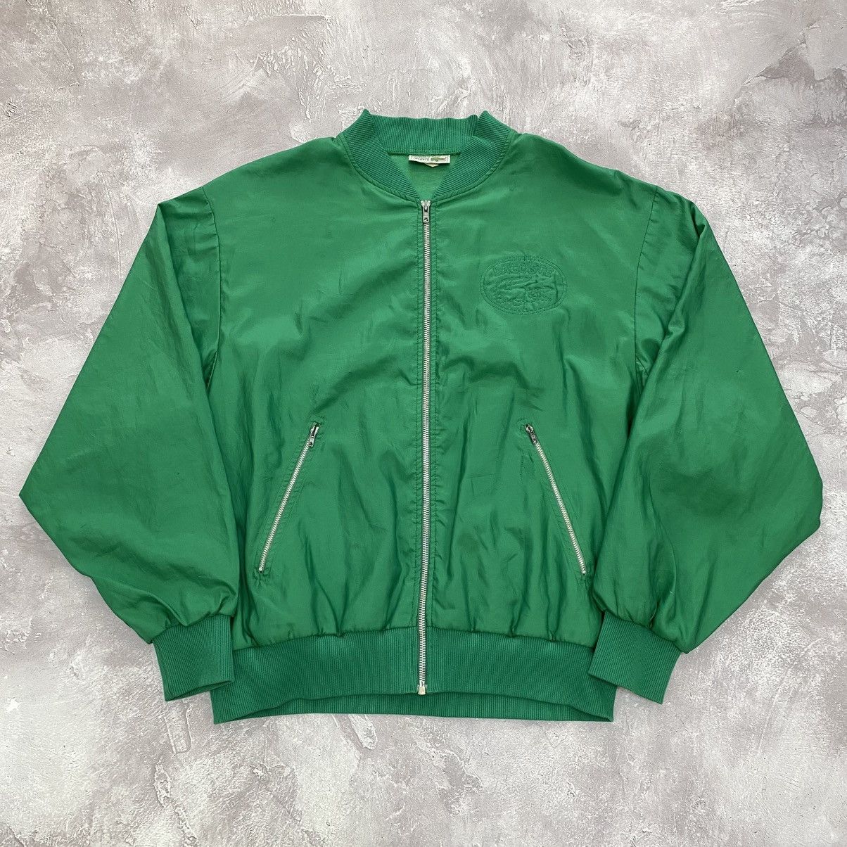 Lacoste Vintage Chemise Lacoste Nylon Bomber Jacket Size L Size US L / EU 52-54 / 3 - 1 Thumbnail