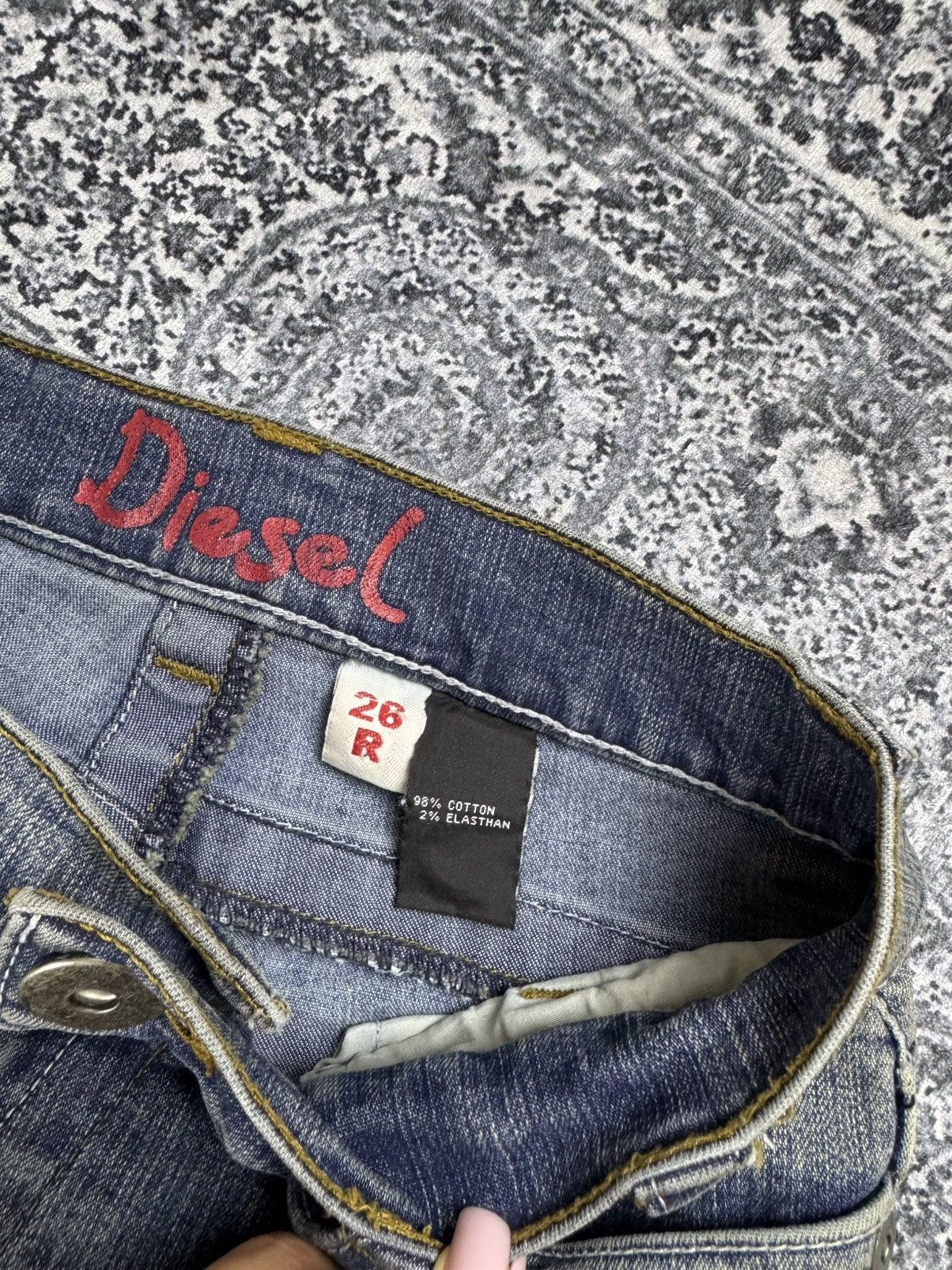 Diesel Vintage Y2K Diesel Jeans Women – Size 26R Size 26" / US 2 / IT 38 - 3 Thumbnail