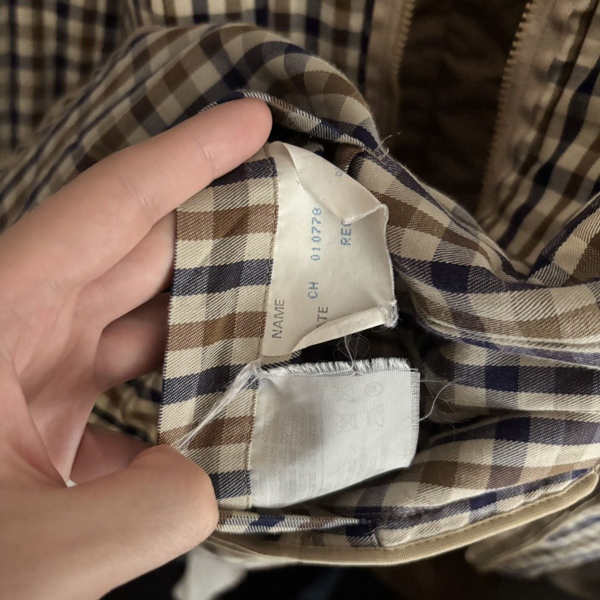 Vintage Vintage Archive Aquascutum Quilted Check Jacket – Reversible Size US L / EU 52-54 / 3 - 7 Thumbnail