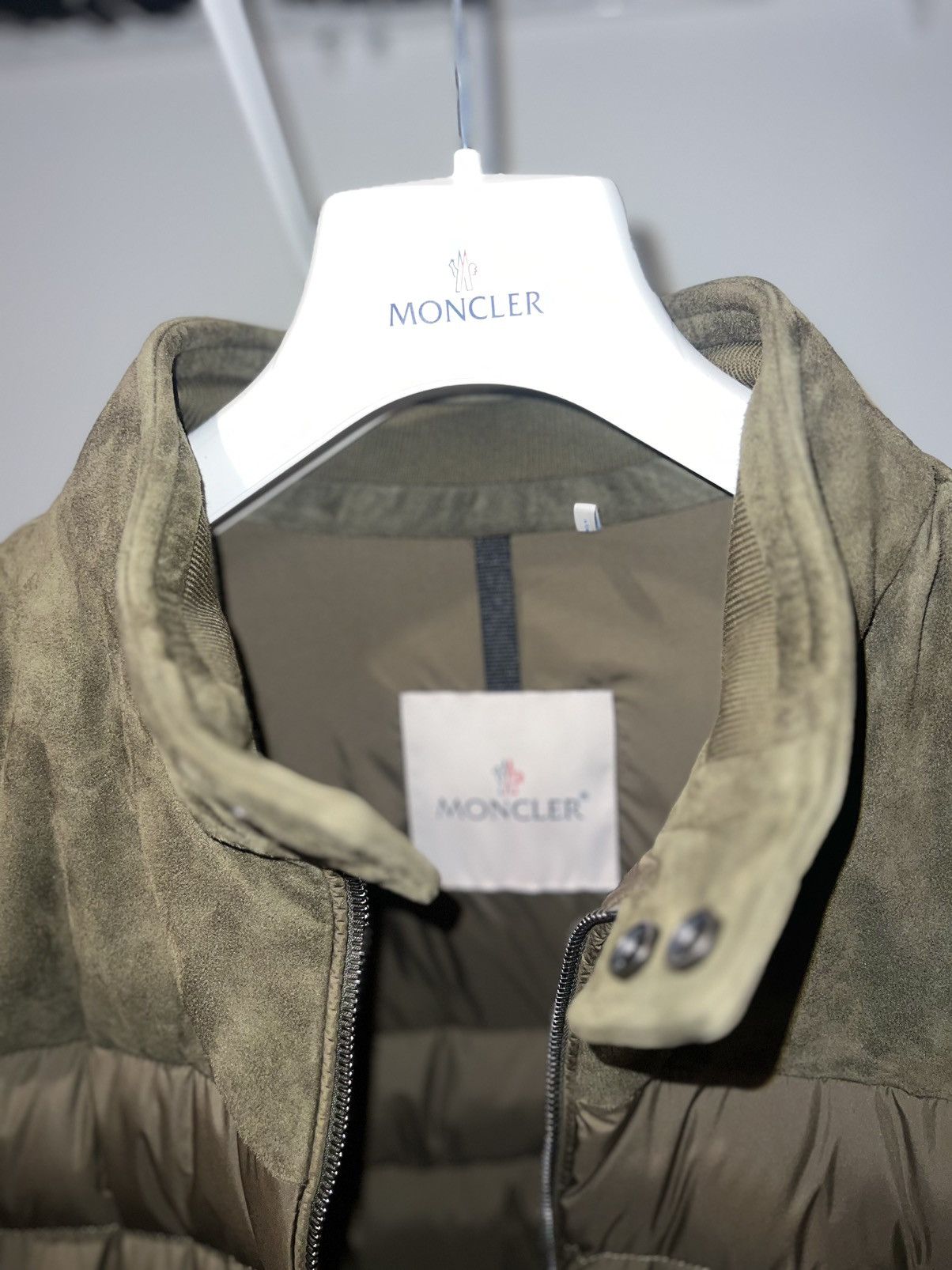 Moncler Moncler Monviso Giubbotto Suede Down Men's Jacket Size 1 Size US S / EU 44-46 / 1 - 8 Thumbnail