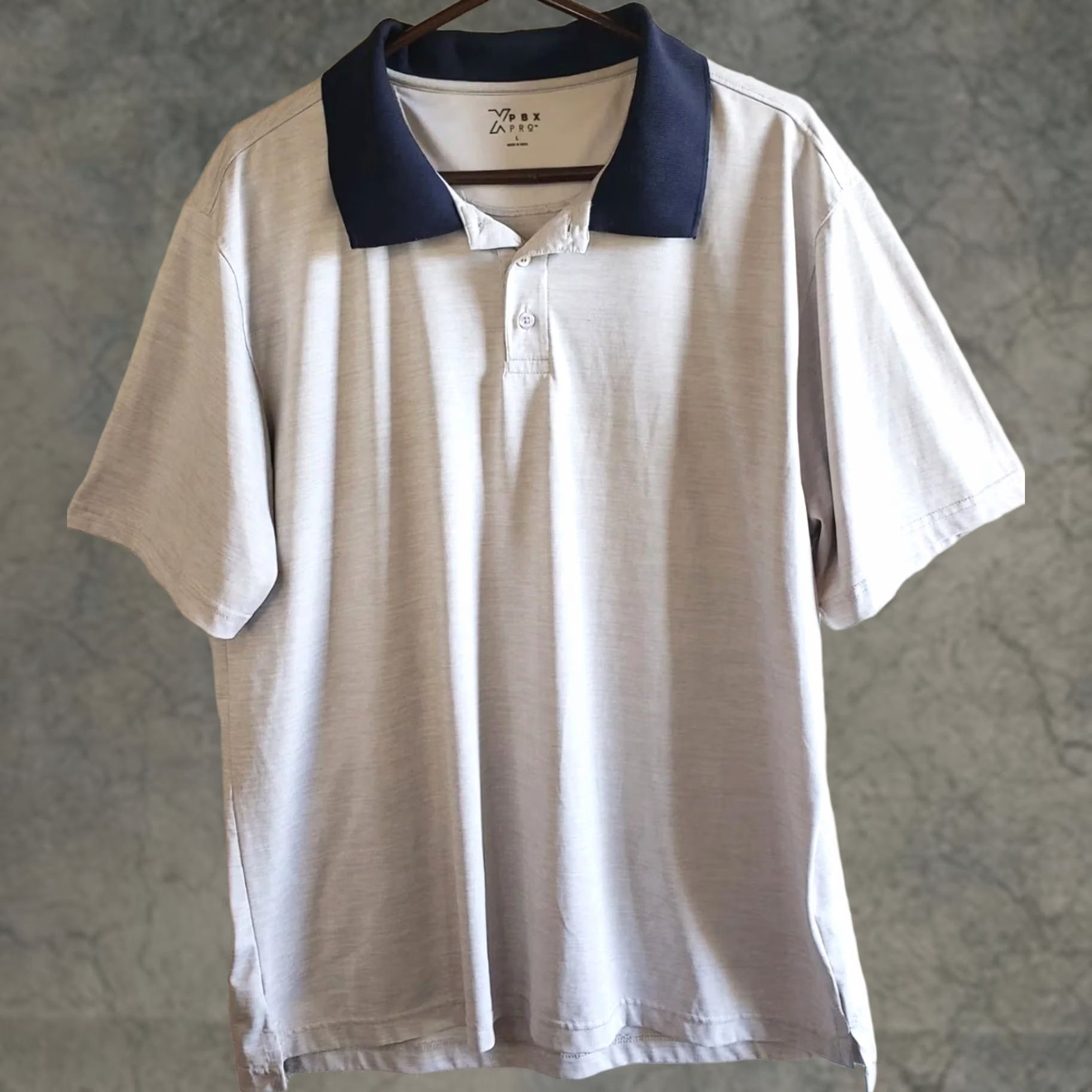 Vintage XPBX Pro Shirt Men's Activewear Polo Shirt Size L Gray Blue Short Sleeve Golf Shirt Size US L / EU 52-54 / 3 - 1 Thumbnail