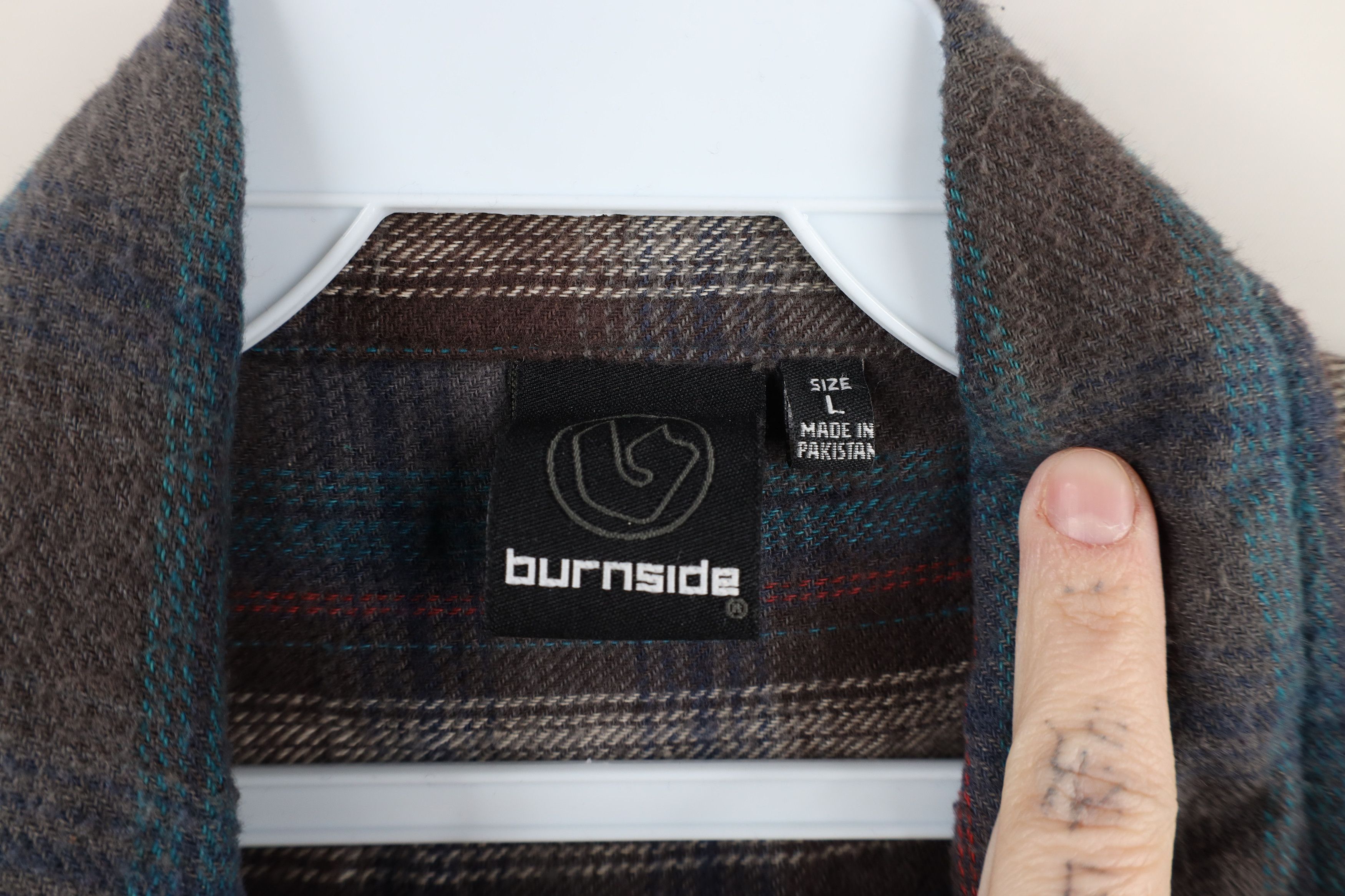 Vintage Vintage 90s Y2K Burnside Surfing Full Zip Shirt Jacket Size US L / EU 52-54 / 3 - 9 Thumbnail